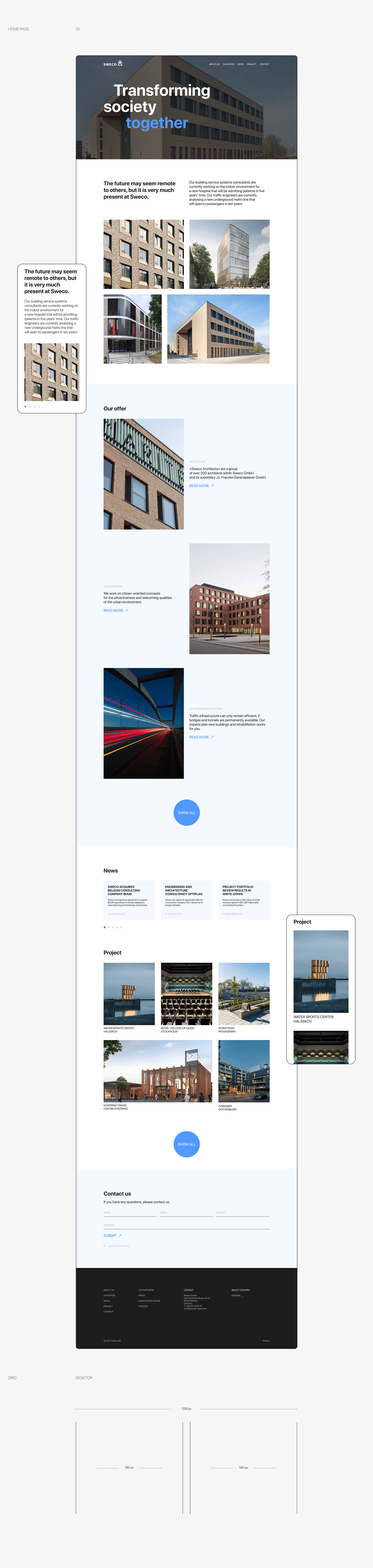 Architecture company — Изображение №2 — Интерфейсы на Dprofile