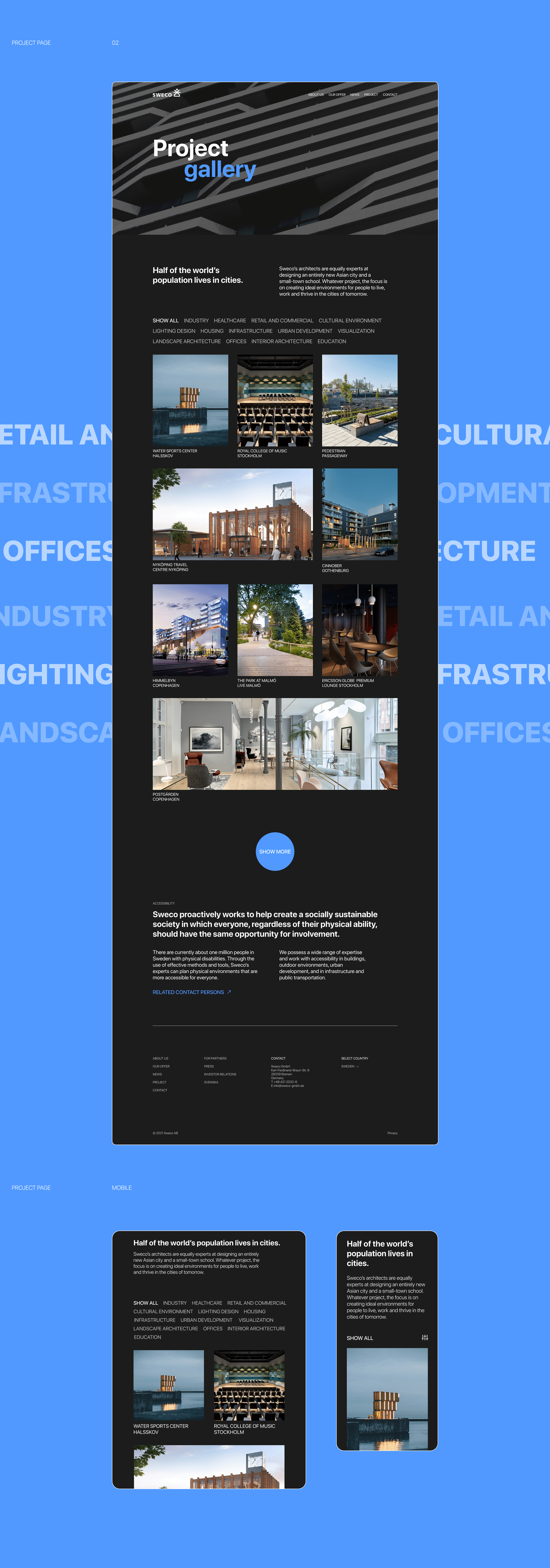 Architecture company — Изображение №3 — Интерфейсы на Dprofile