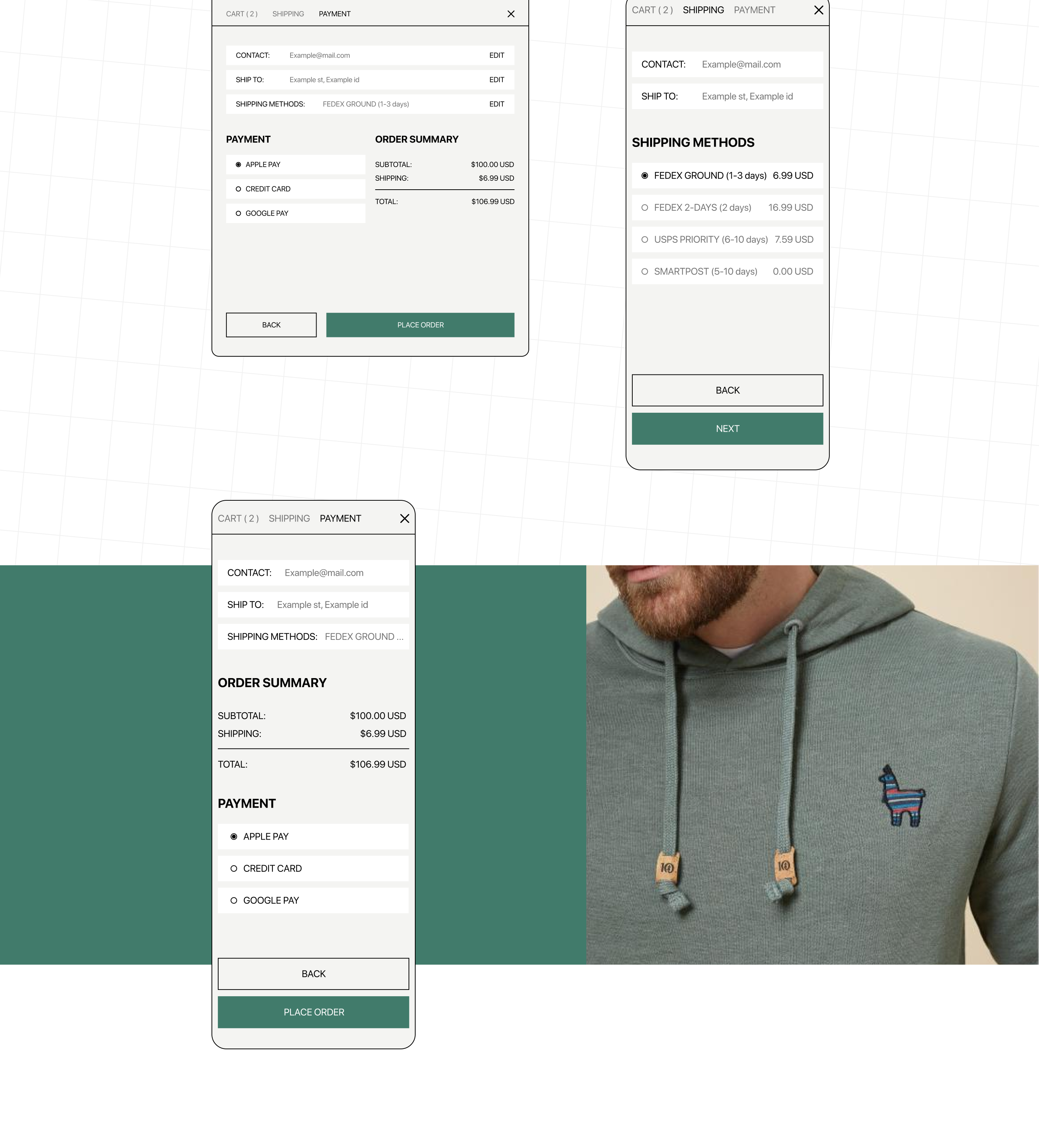 E-commerce — Изображение №15 — Интерфейсы на Dprofile