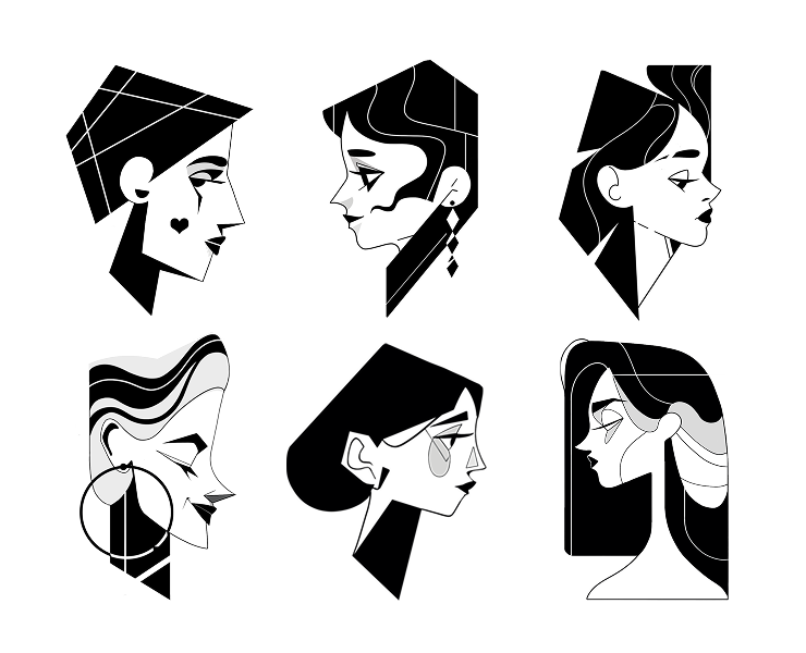 Geometric portraits на Dprofile