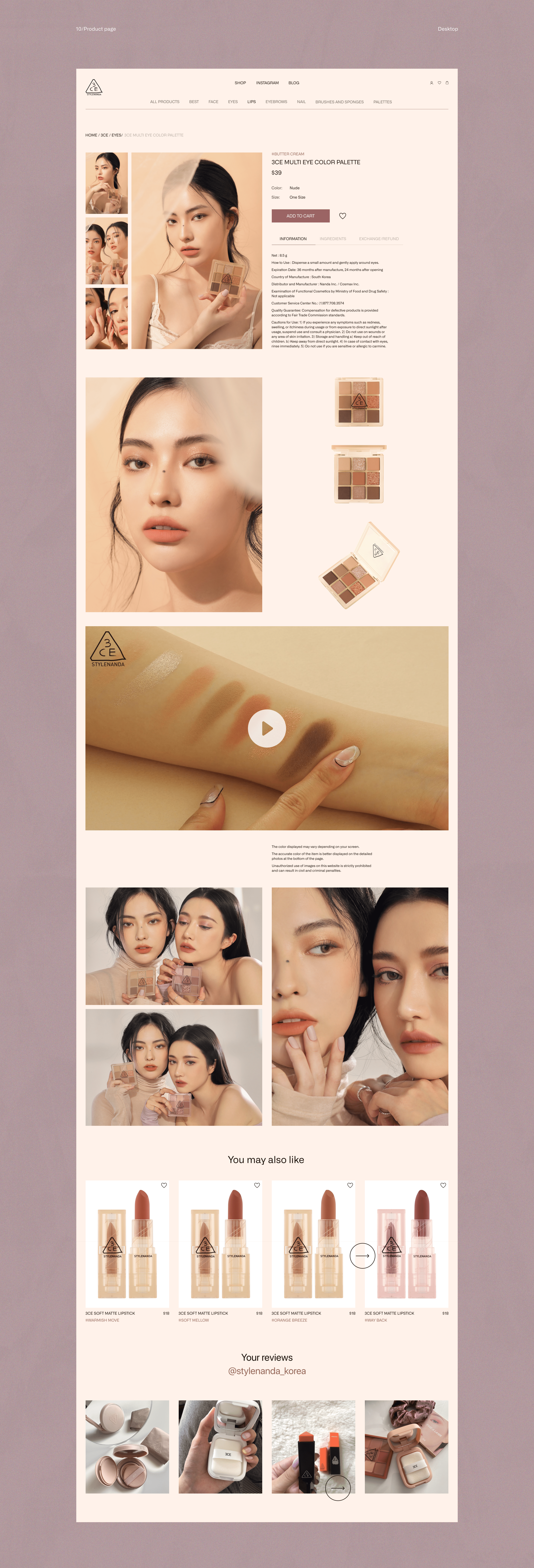 3CE — Redesign concept — Изображение №7 — Интерфейсы, Брендинг, Анимация на Dprofile