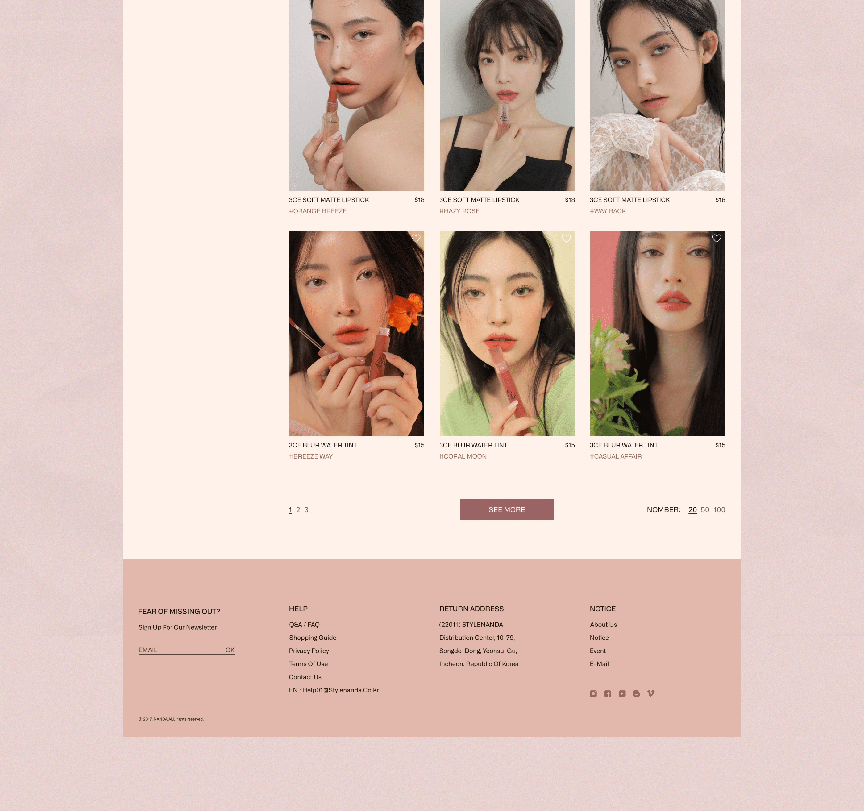 3CE — Redesign concept — Изображение №4 — Интерфейсы, Брендинг, Анимация на Dprofile