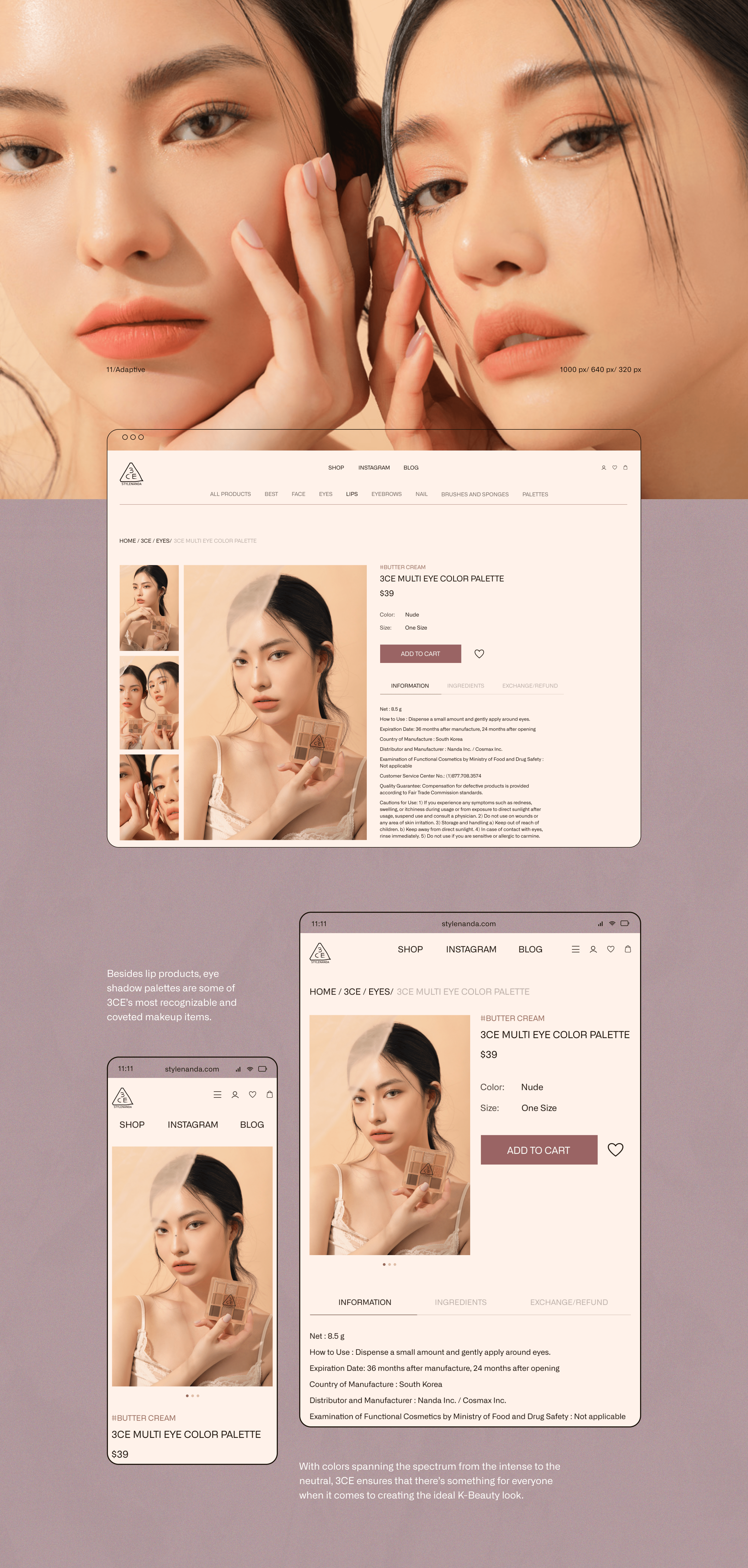 3CE — Redesign concept — Изображение №8 — Интерфейсы, Брендинг, Анимация на Dprofile