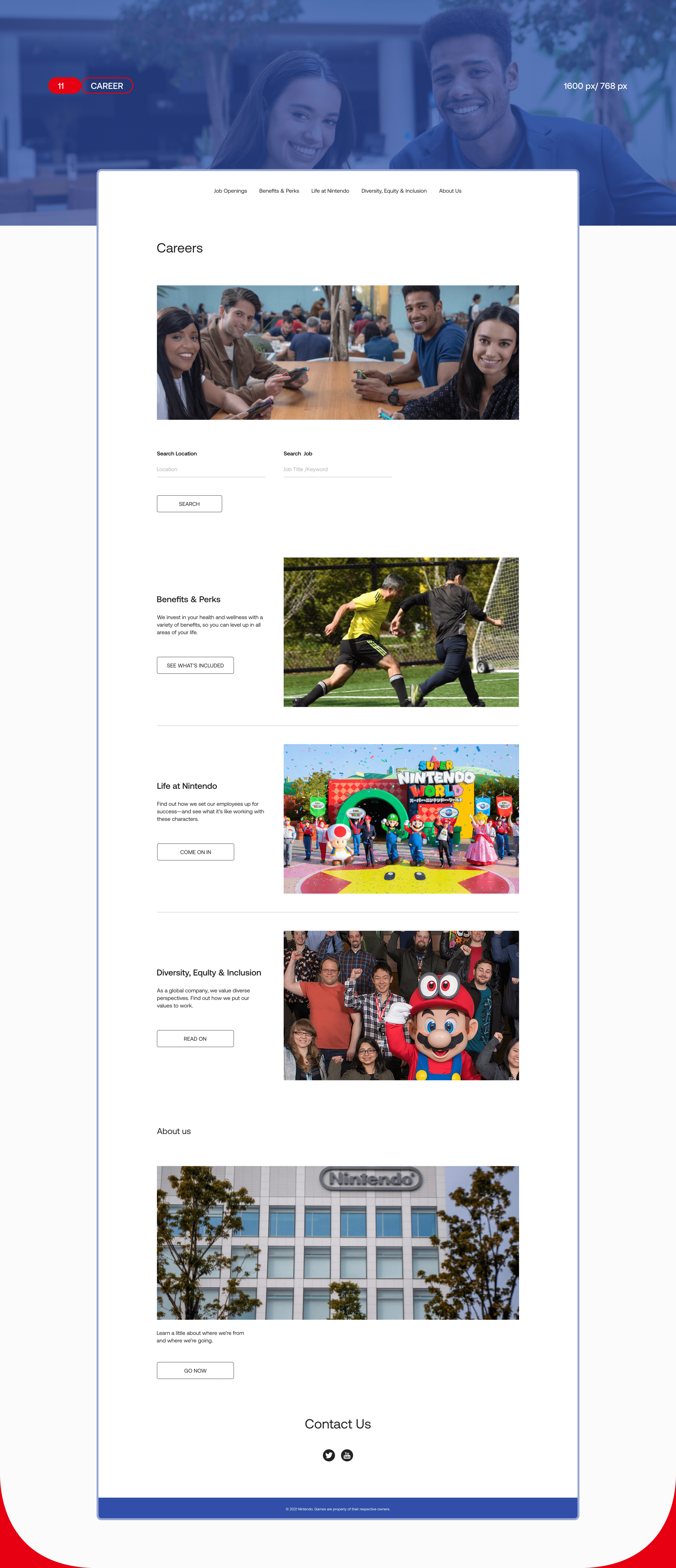 Redesign of the corporate website "Nintendo" — Изображение №21 — Интерфейсы, Иллюстрация, Анимация на Dprofile