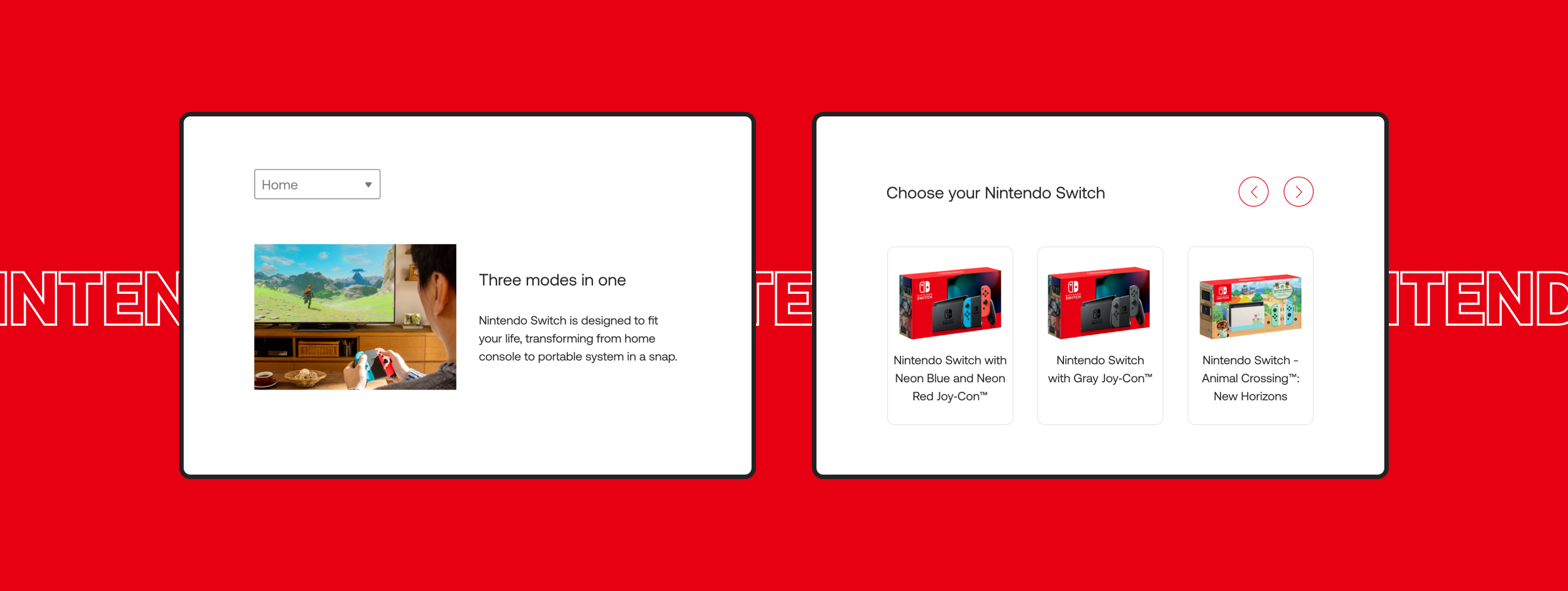 Redesign of the corporate website "Nintendo" — Изображение №12 — Интерфейсы, Иллюстрация, Анимация на Dprofile