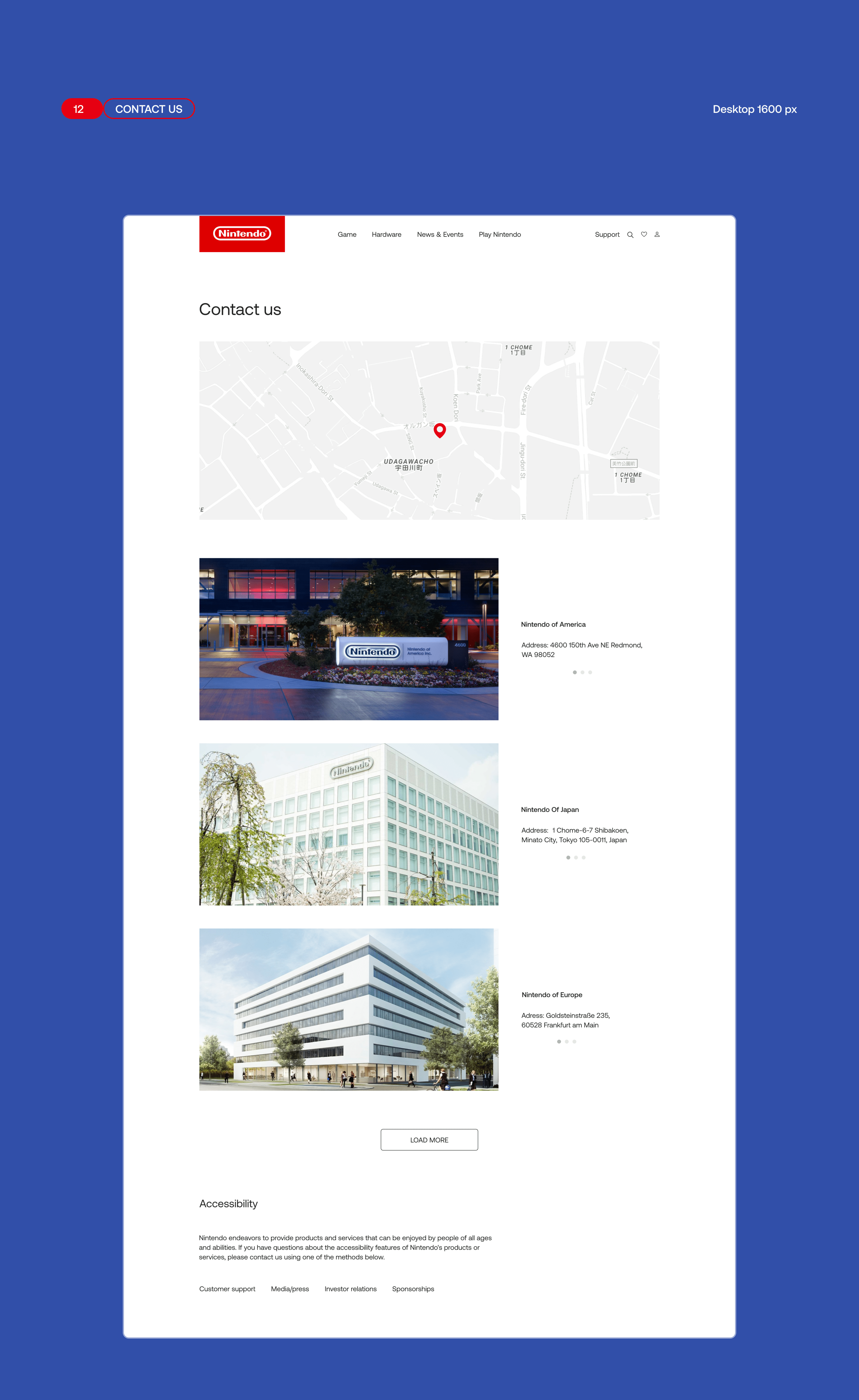 Redesign of the corporate website "Nintendo" — Изображение №23 — Интерфейсы, Иллюстрация, Анимация на Dprofile