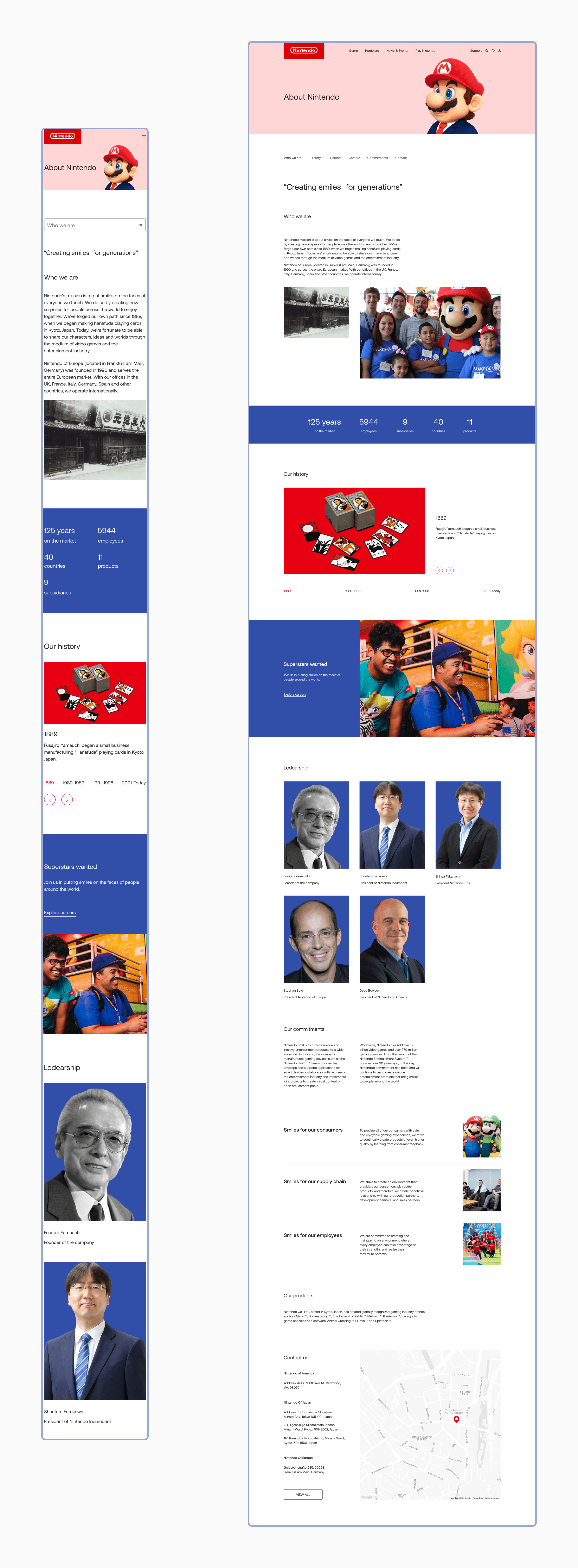 Redesign of the corporate website "Nintendo" — Изображение №16 — Интерфейсы, Иллюстрация, Анимация на Dprofile