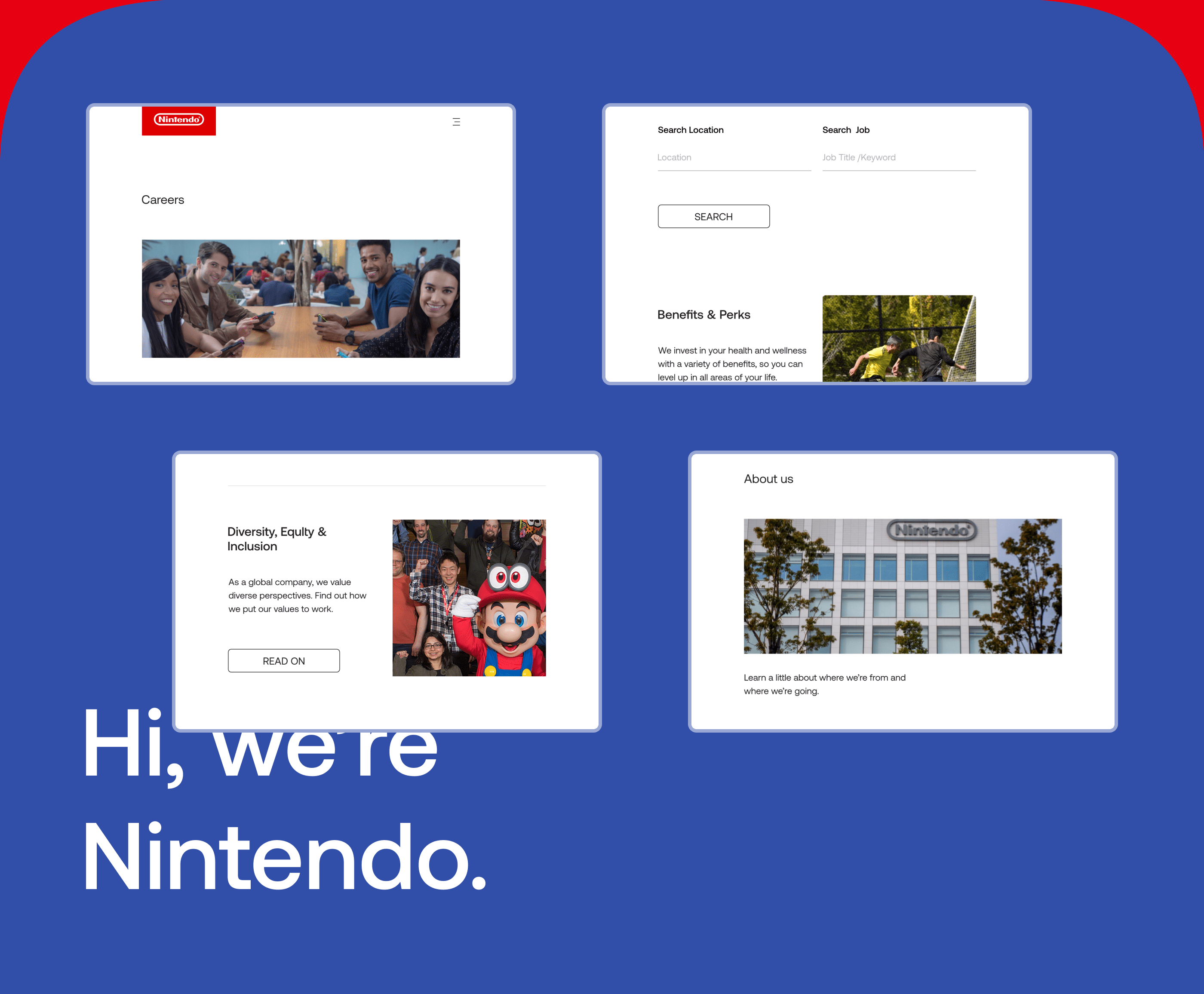 Redesign of the corporate website "Nintendo" — Изображение №22 — Интерфейсы, Иллюстрация, Анимация на Dprofile