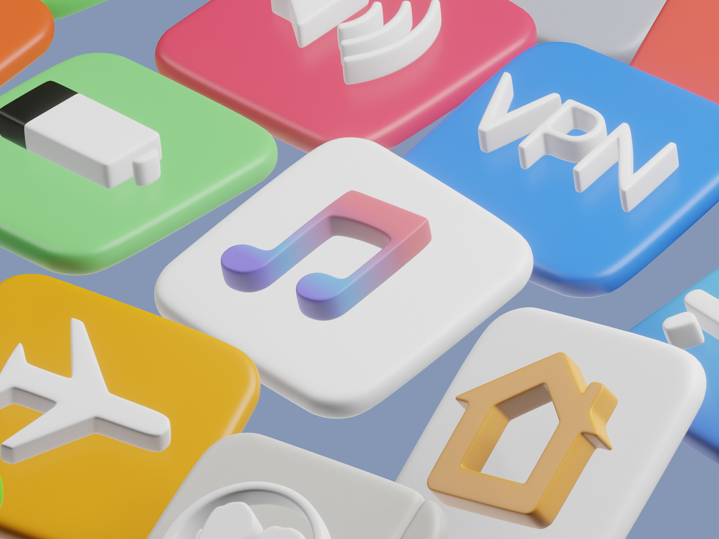 3D icons. Иконки социальных сетей. — Изображение №10 — 3D, Анимация на Dprofile