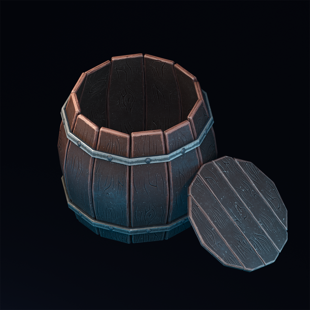 3D Lowpoly props for Dwarves. Пропсы для жилища гномов — Изображение №16 — Иллюстрация, 3D на Dprofile