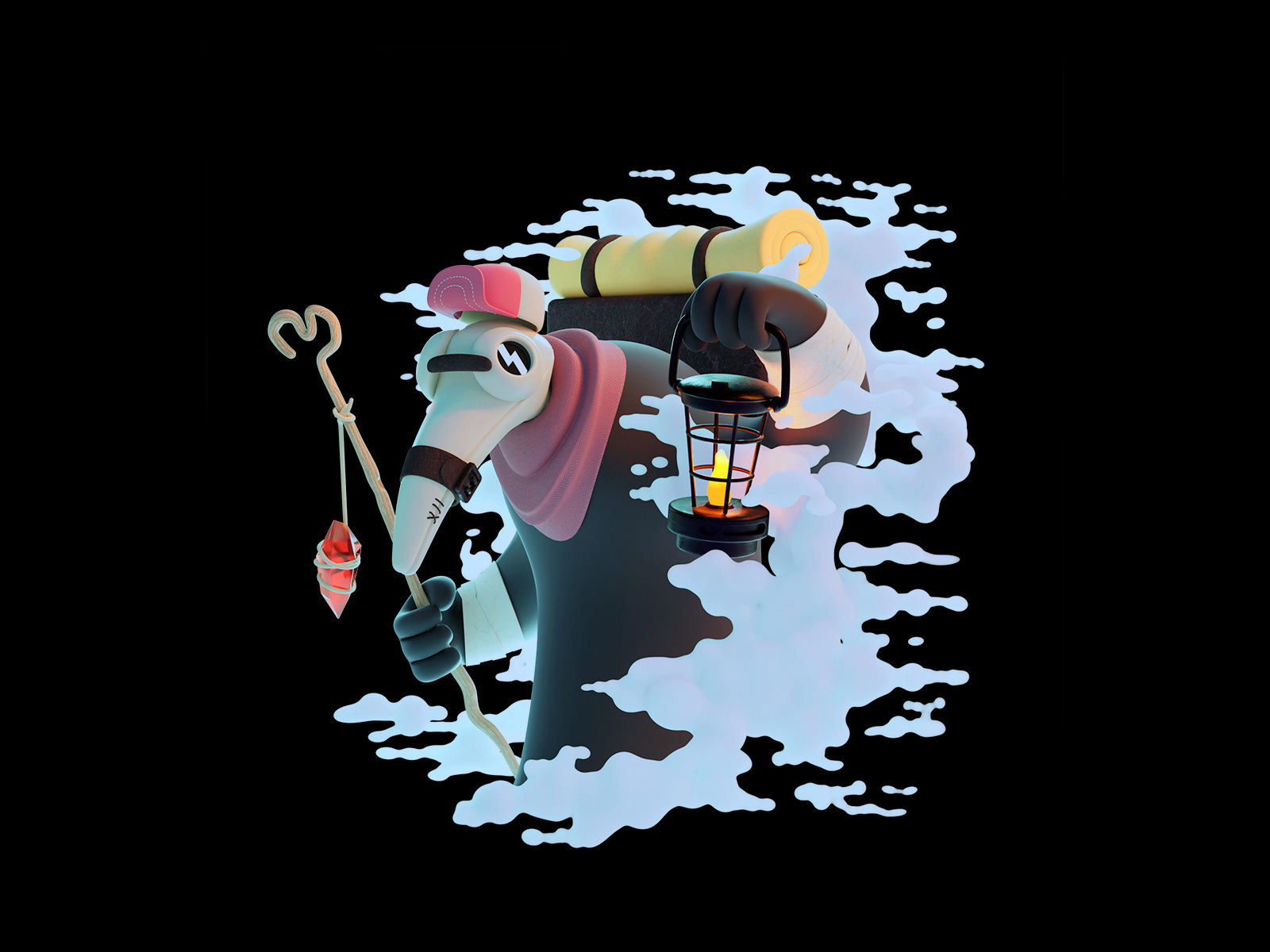plague doctor — Изображение №1 — Иллюстрация, 3D на Dprofile