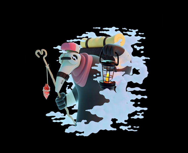 plague doctor — Иллюстрация, 3D на Dprofile