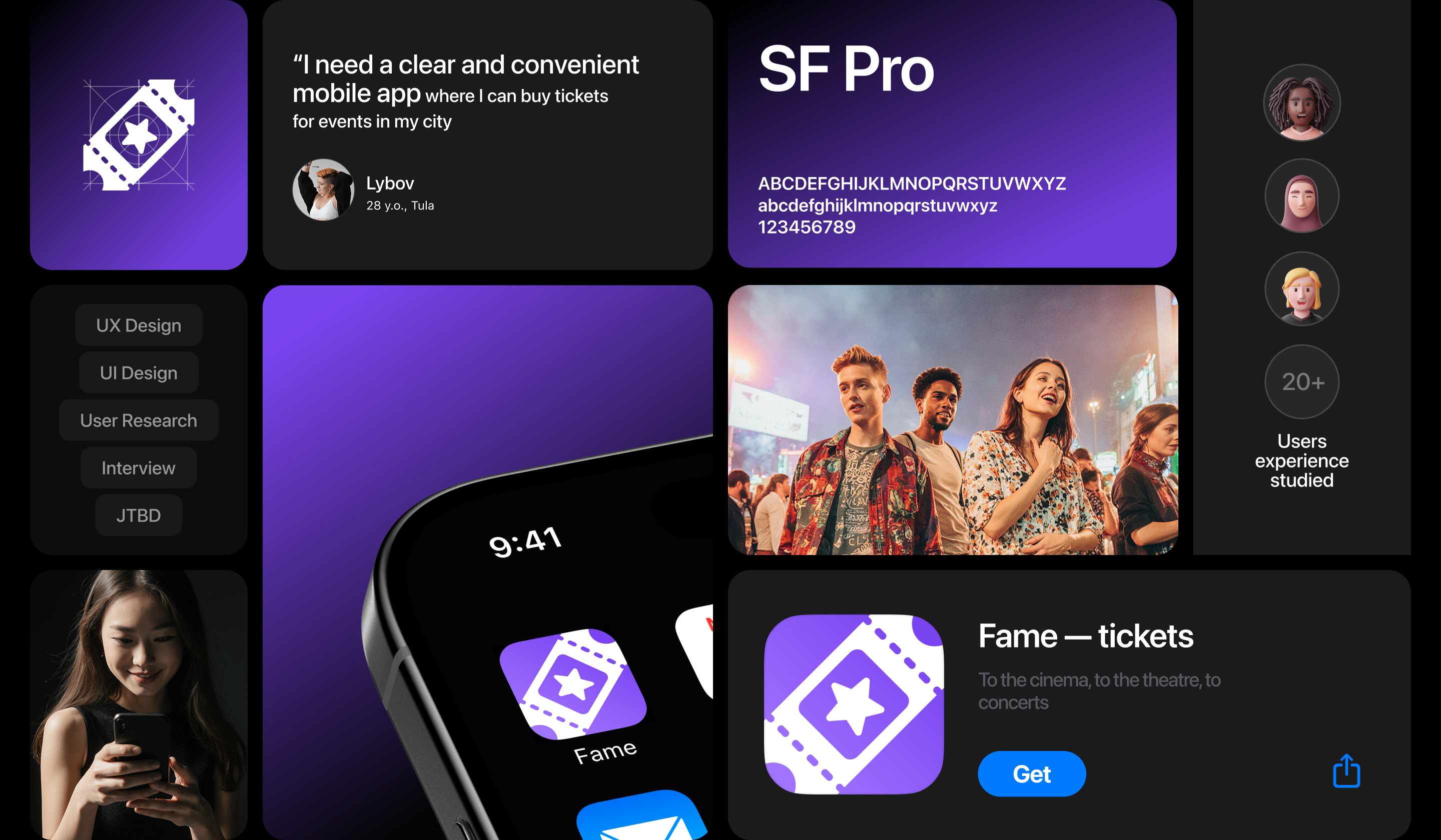 Events Affiche Mobile App - Product Design & UI UX — Изображение №3 — Интерфейсы на Dprofile
