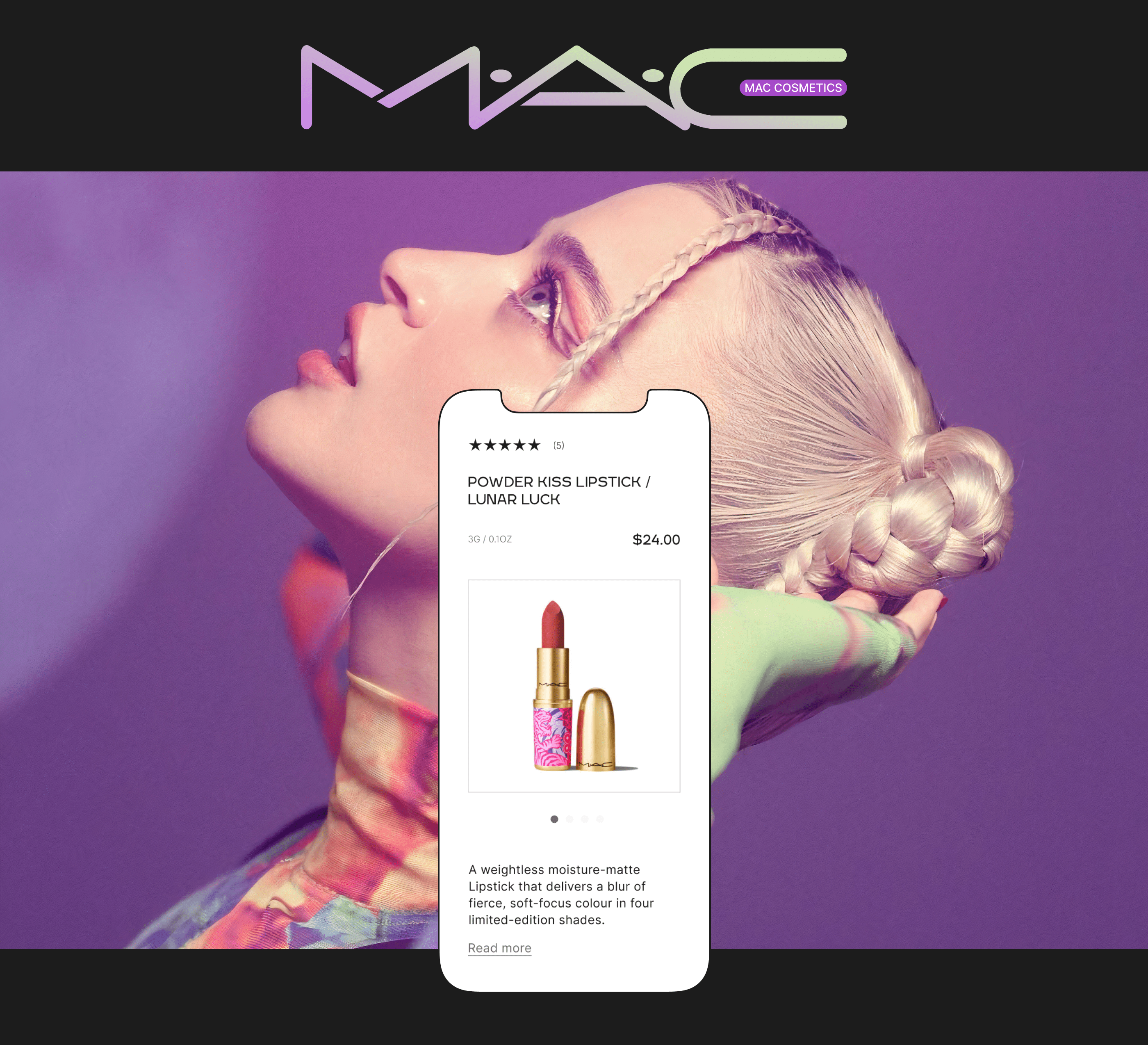 MAC cosmetics — e-commerce website redesign — Изображение №1 — Интерфейсы на Dprofile