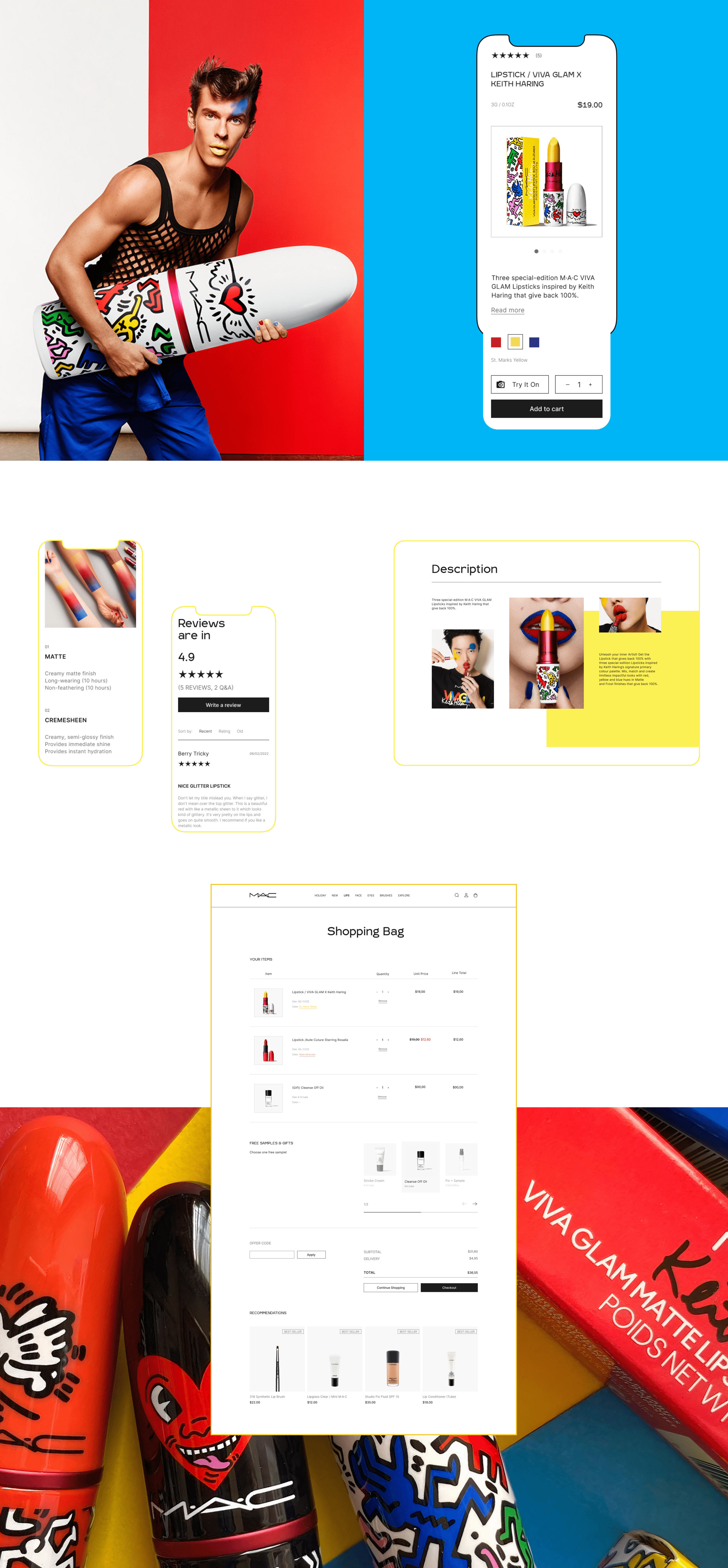 MAC cosmetics — e-commerce website redesign — Изображение №6 — Интерфейсы на Dprofile