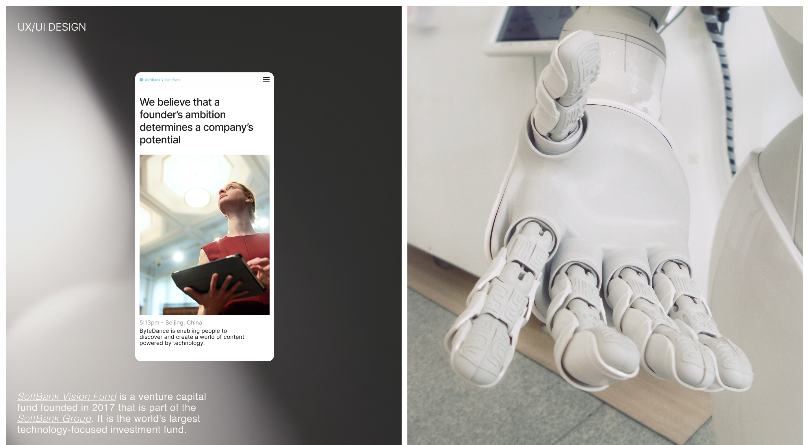 SoftBank Vision Fund — corporate website — Изображение №1 — Интерфейсы на Dprofile