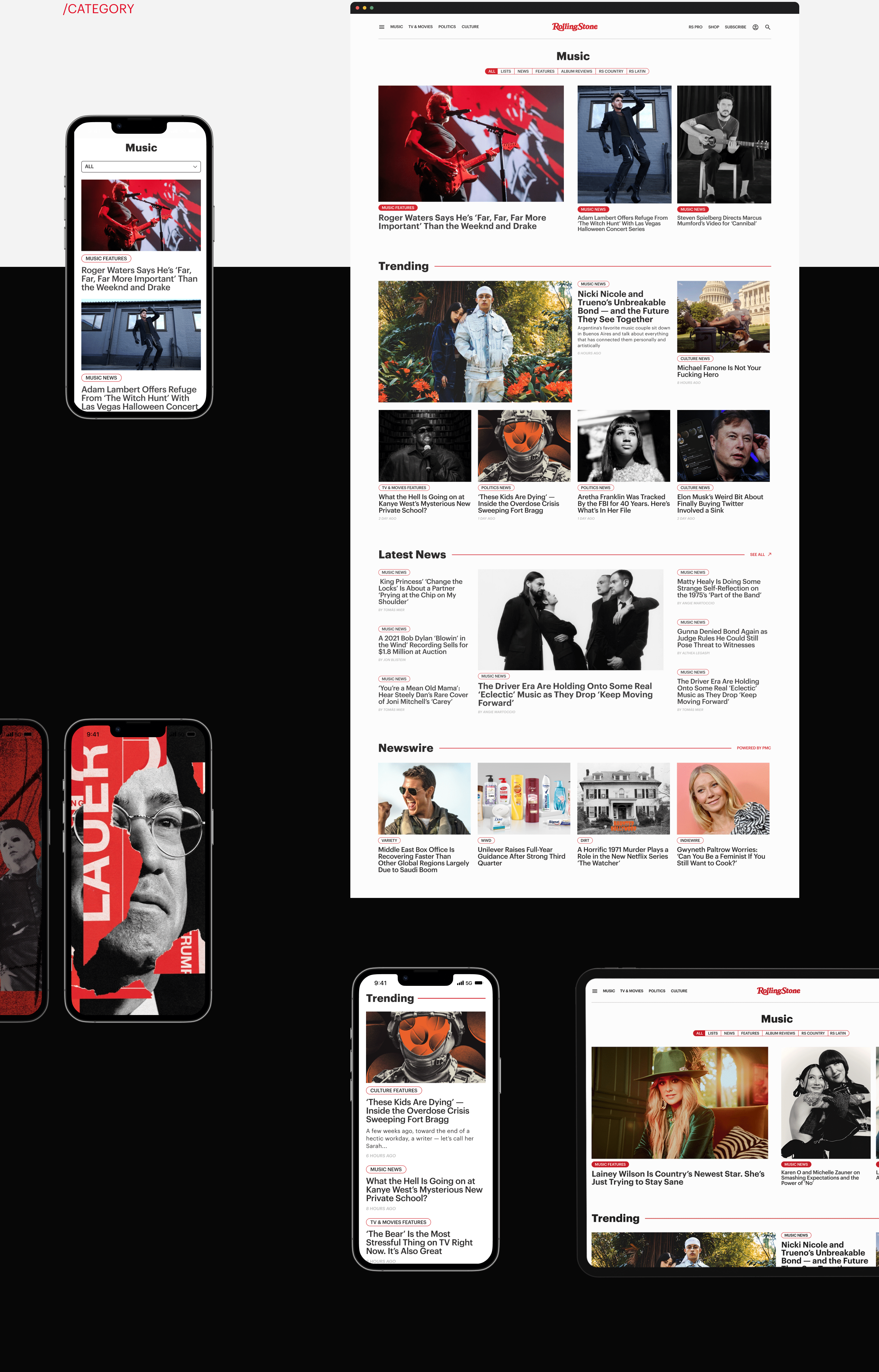 Rolling Stone - news website redesign — Изображение №4 — Интерфейсы на Dprofile
