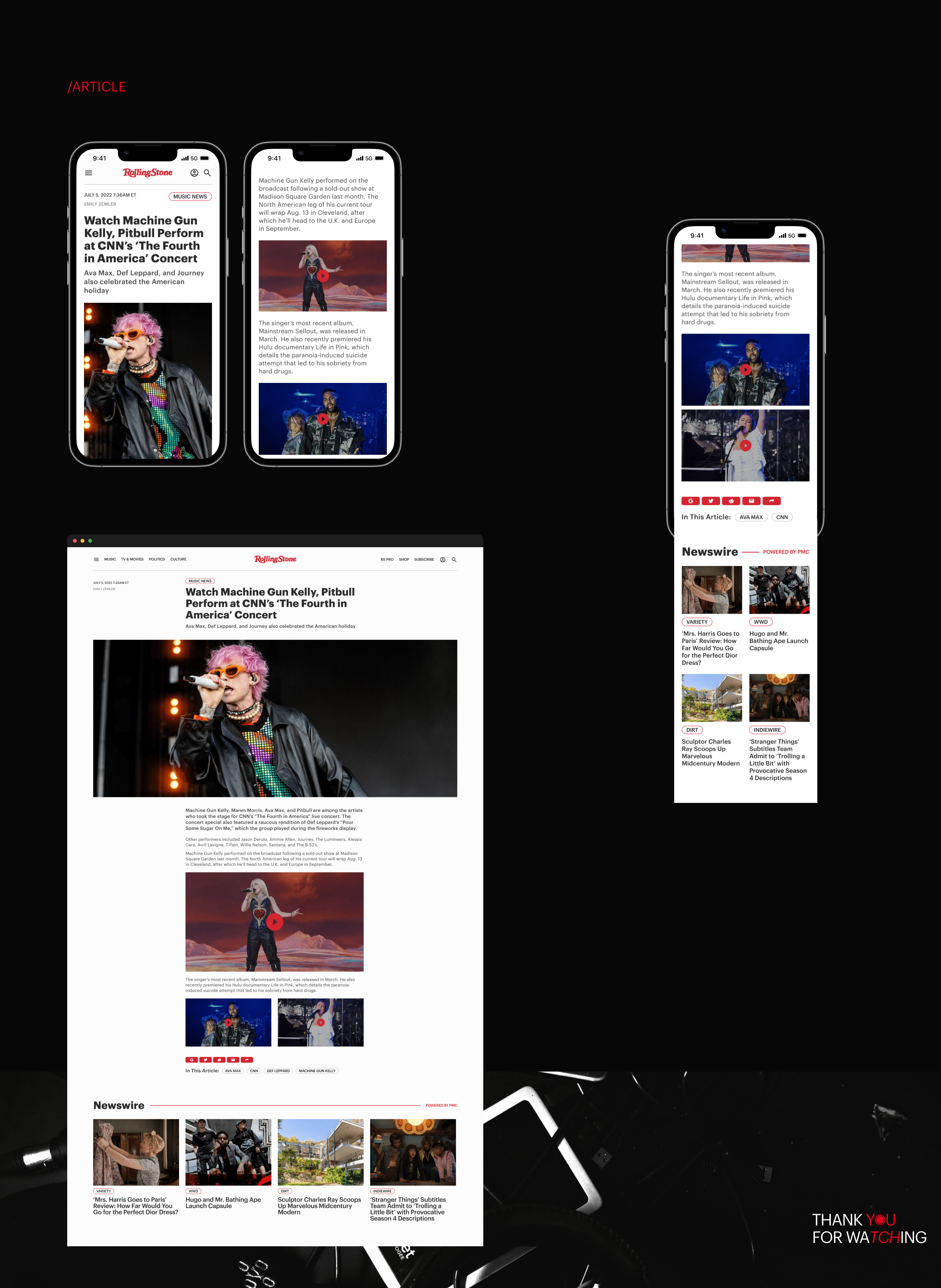 Rolling Stone - news website redesign — Изображение №6 — Интерфейсы на Dprofile