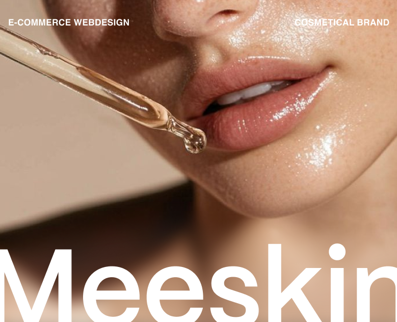 mee-skin — интернет-магазин бренда из Канады — Интерфейсы, Маркетинг на Dprofile