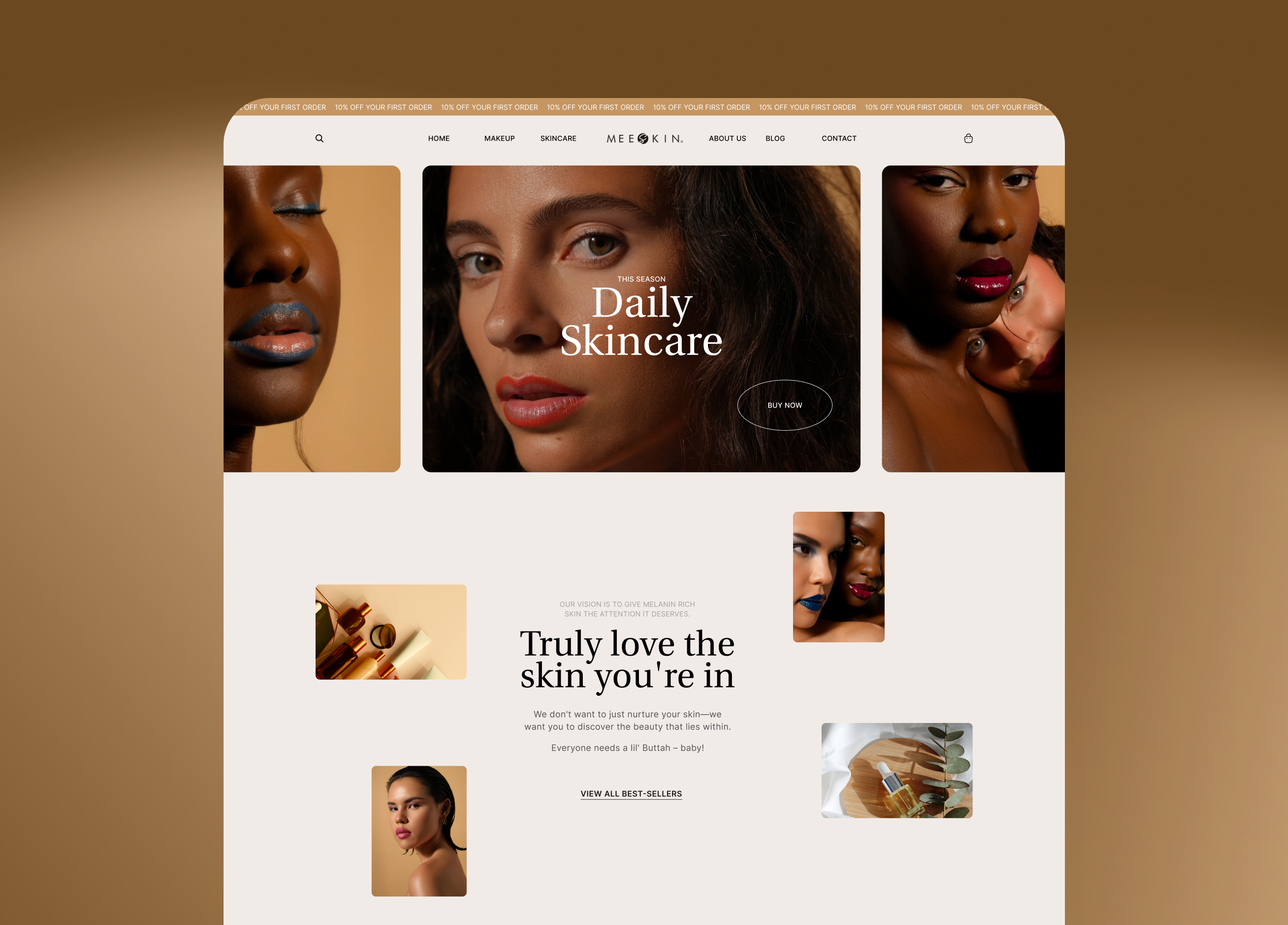 mee-skin — интернет-магазин бренда из Канады — Изображение №2 — Интерфейсы, Маркетинг на Dprofile