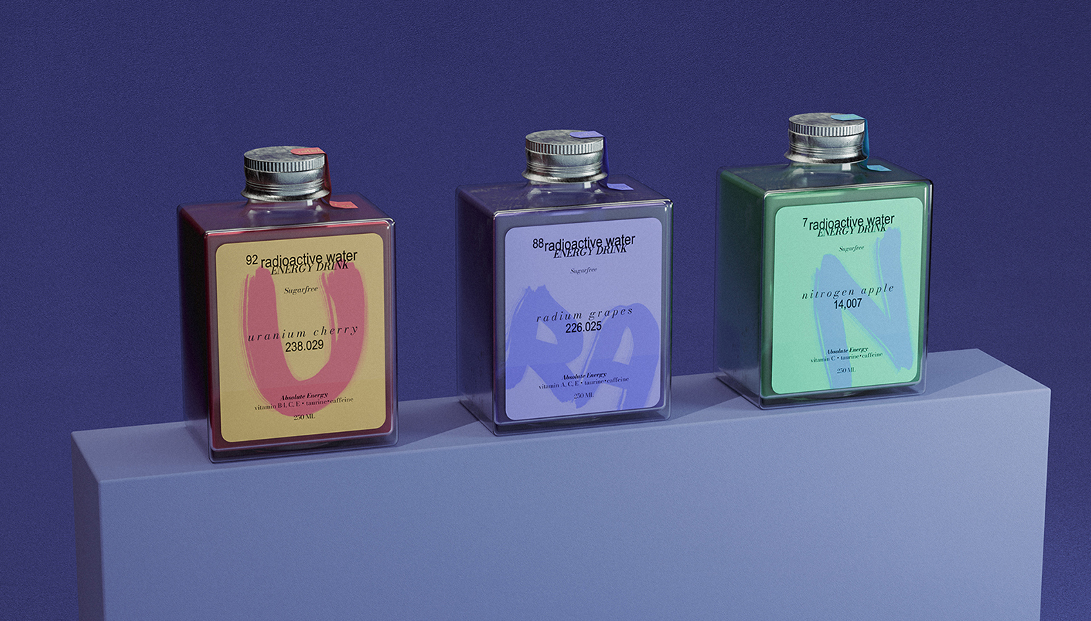 energy drink | radioactive-water | packaging & branding — Изображение №12 — Брендинг, 3D на Dprofile
