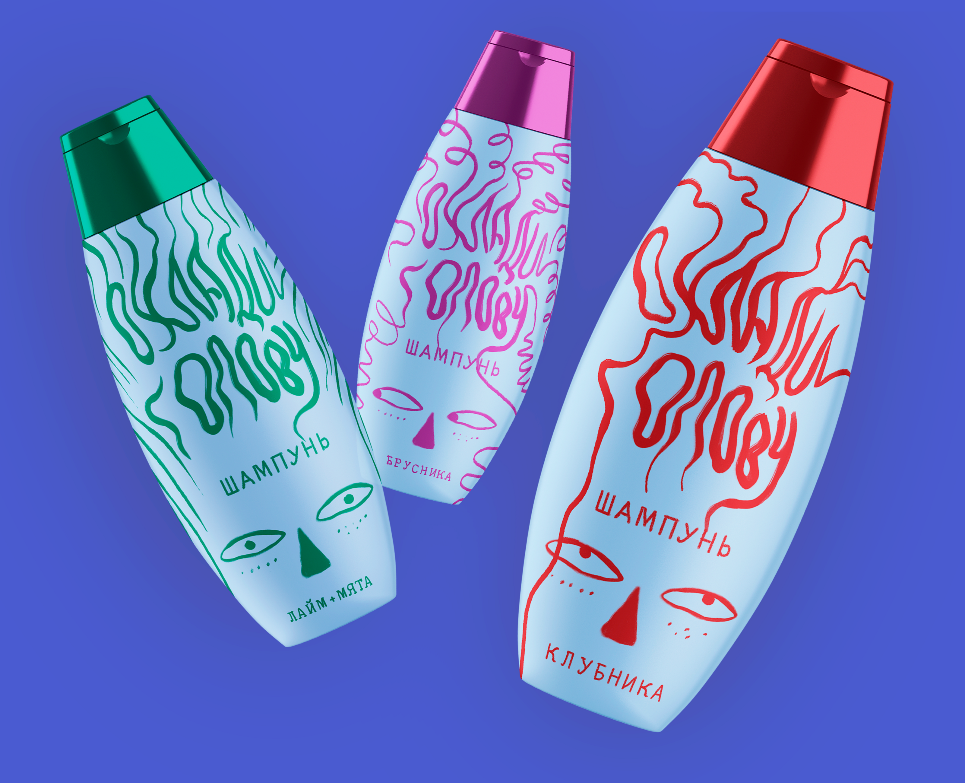 shampoo packaging — Брендинг на Dprofile