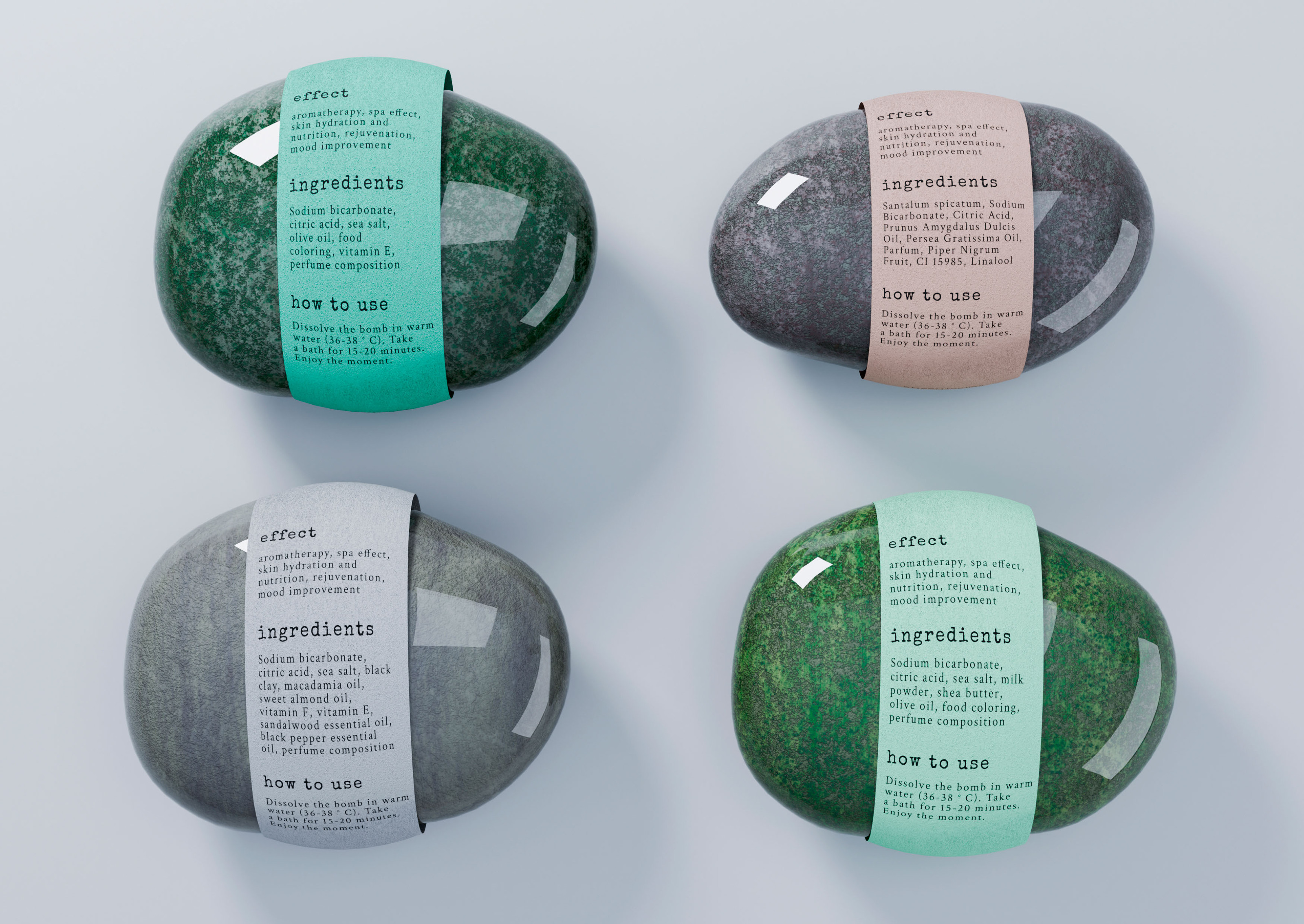 deep silence: aromatic bath bombs — Изображение №5 — Брендинг на Dprofile