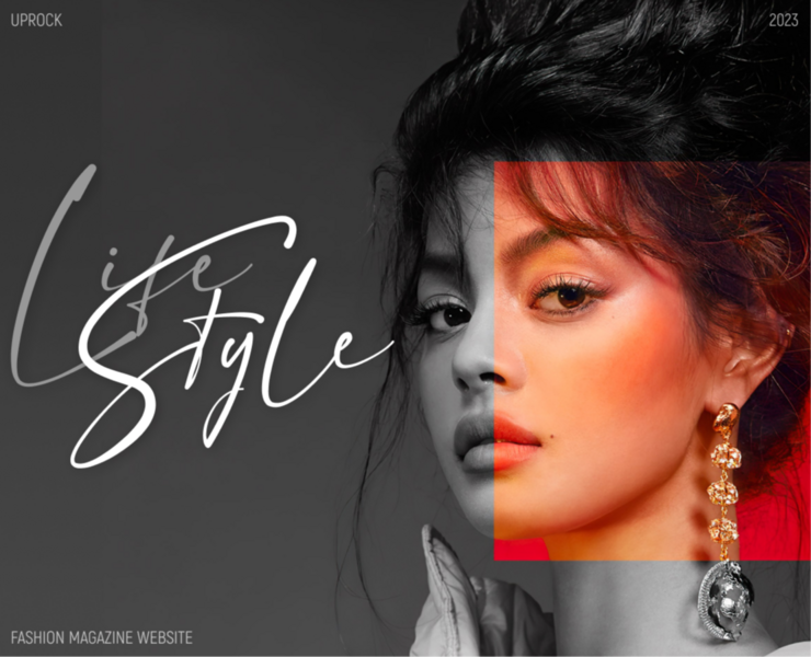 Life Style fashion magazine website на Dprofile