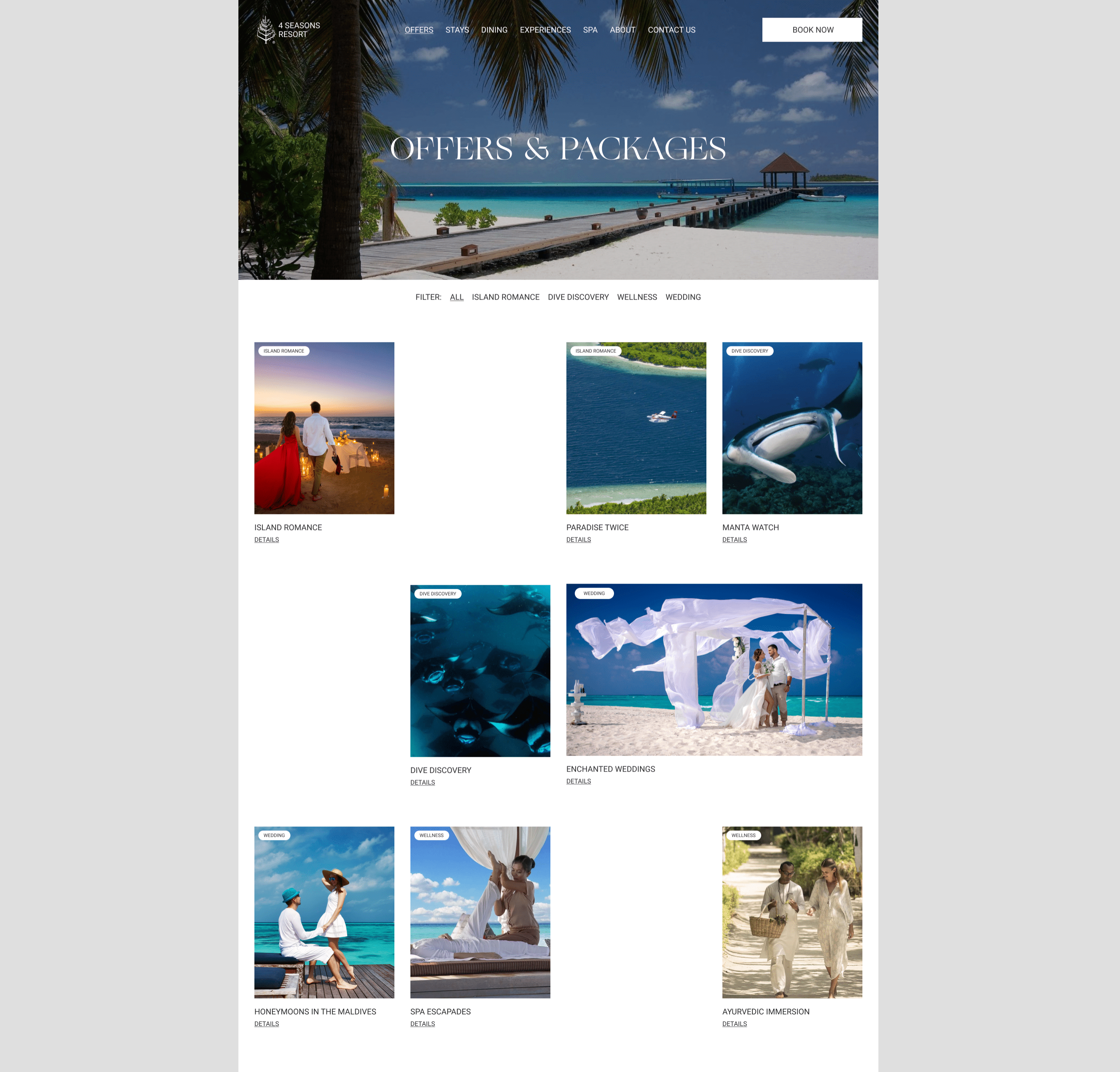 Four Seasons Corporate Website — Изображение №9 — Интерфейсы на Dprofile