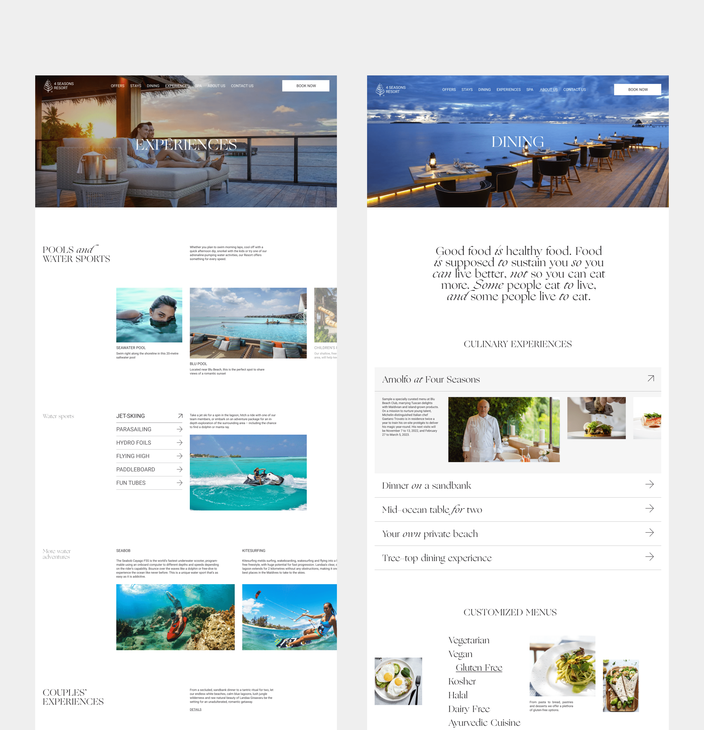 Four Seasons Corporate Website — Изображение №12 — Интерфейсы на Dprofile