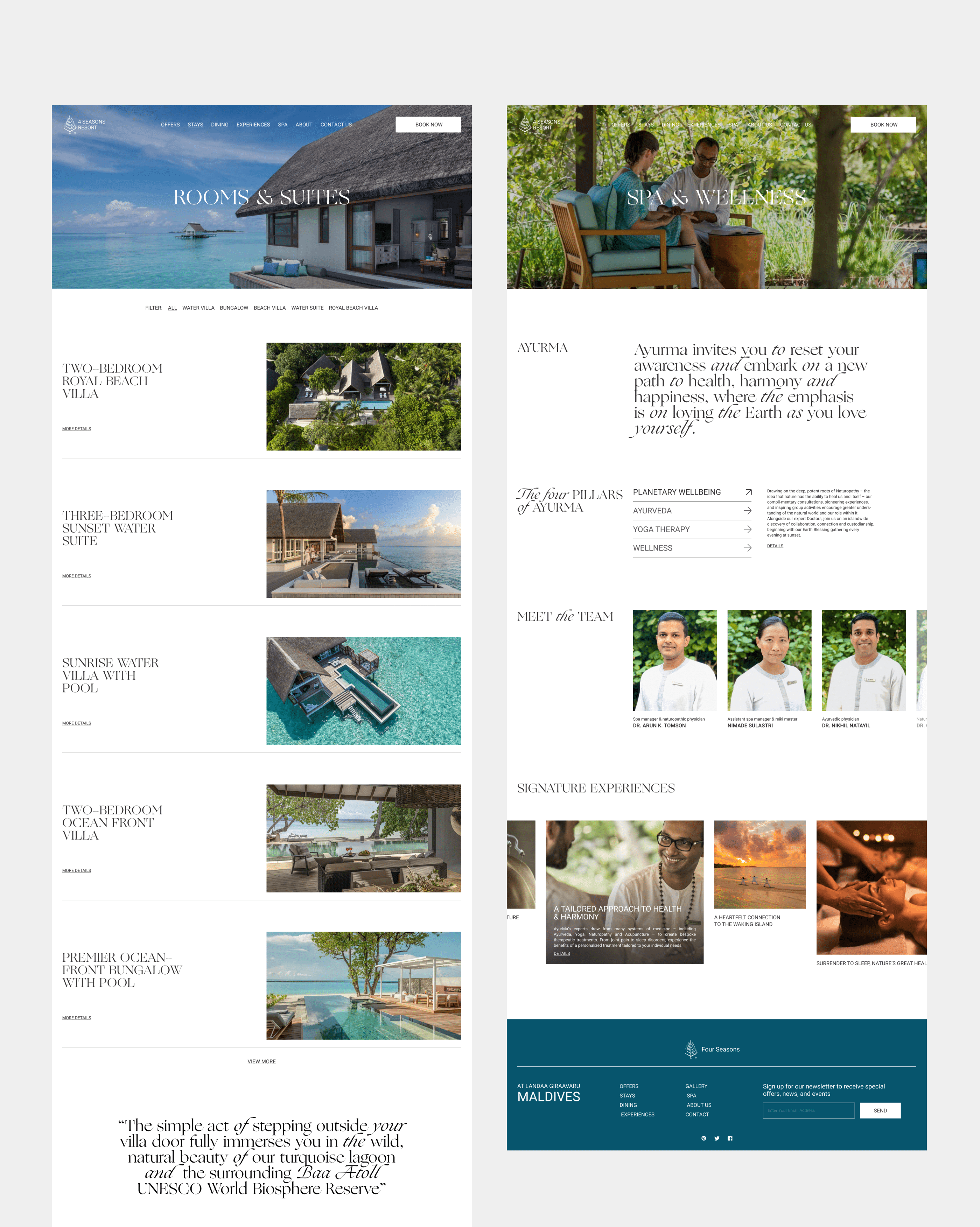 Four Seasons Corporate Website — Изображение №7 — Интерфейсы на Dprofile