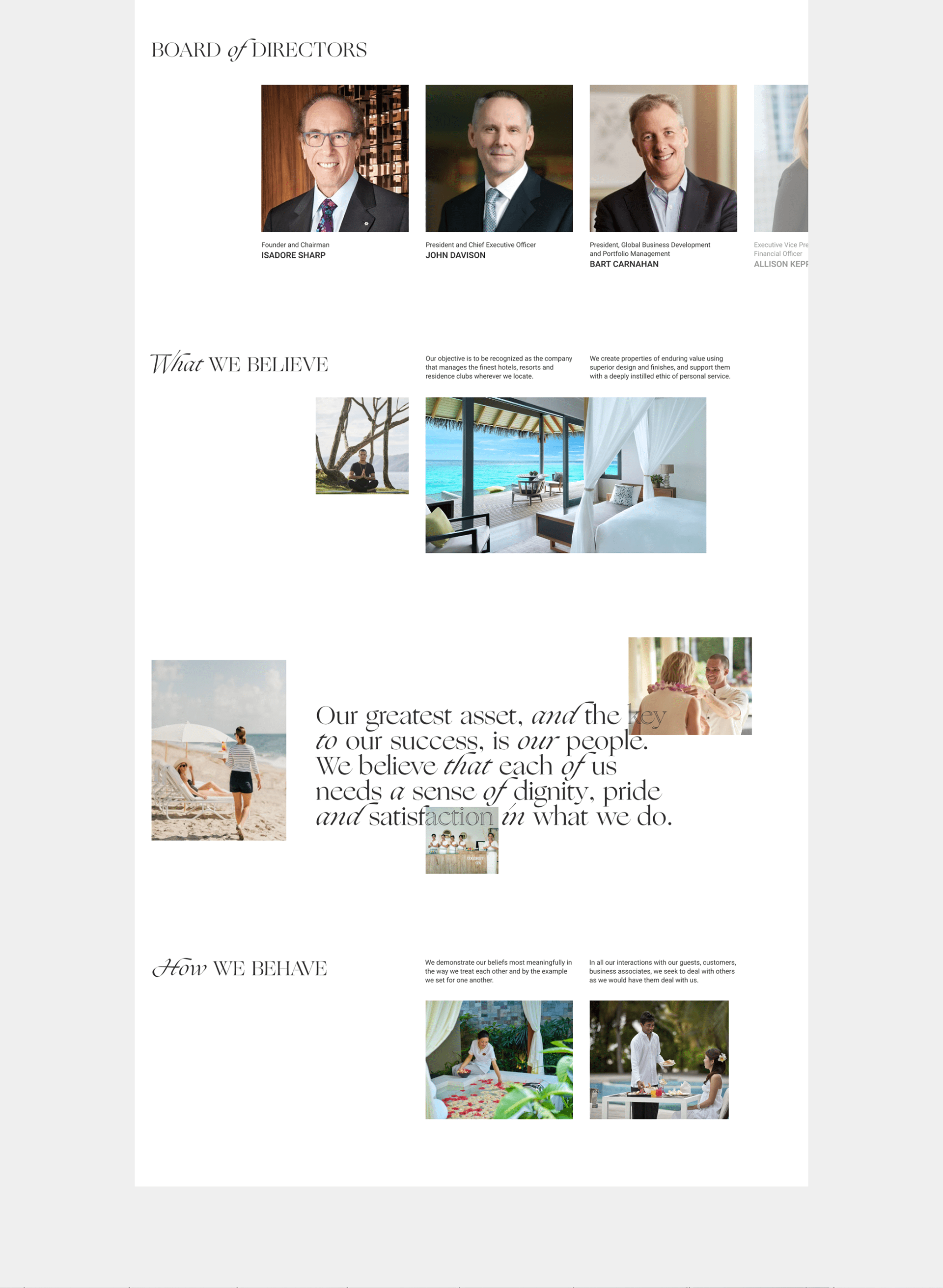 Four Seasons Corporate Website — Изображение №16 — Интерфейсы на Dprofile