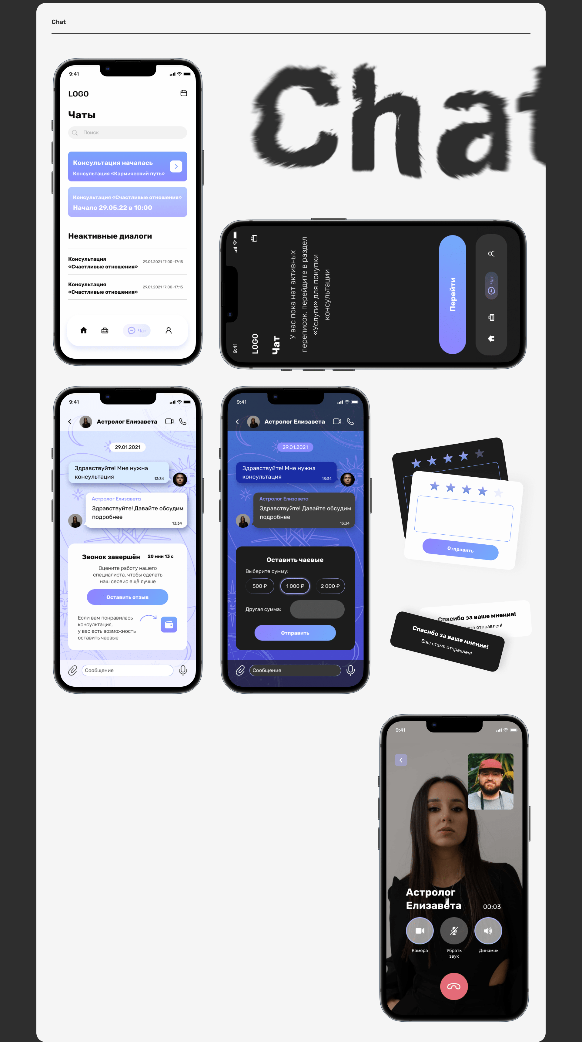 mobile app / astrology — Изображение №4 — Интерфейсы на Dprofile