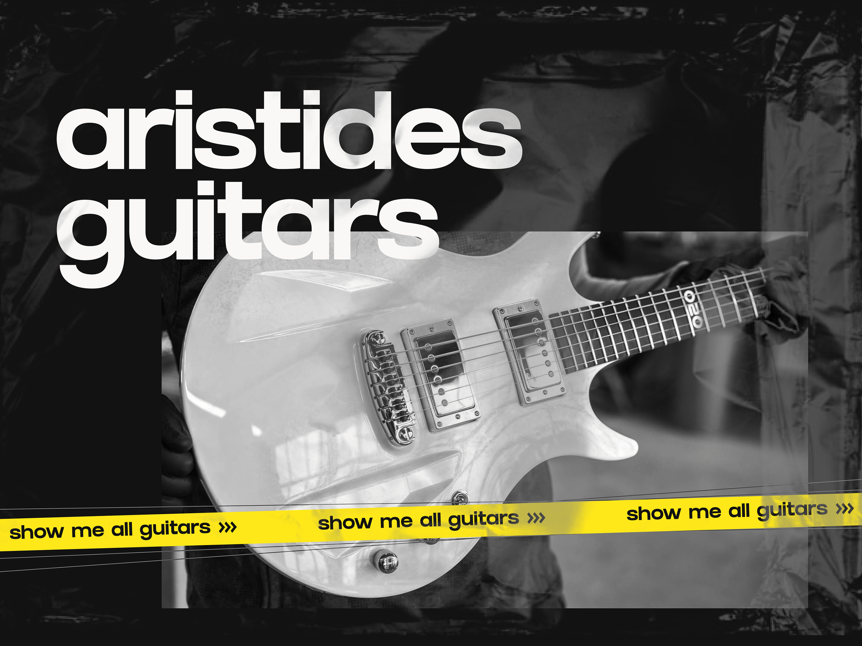 Aristides Guitars E-Commerce — Изображение №12 — Интерфейсы, Анимация на Dprofile