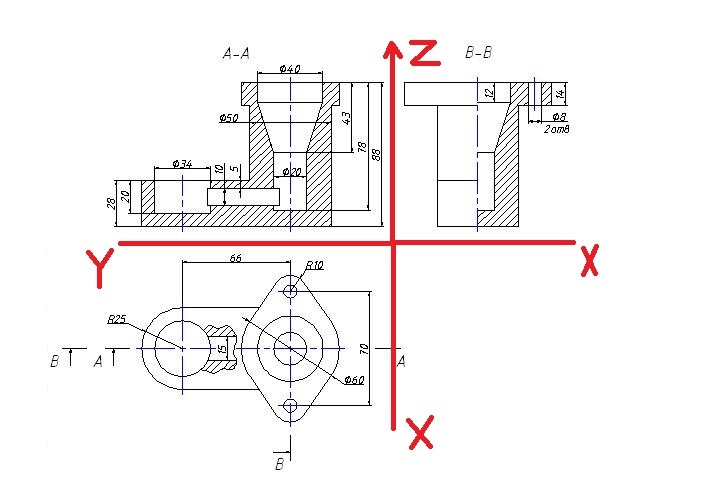 Деталь в AutoCAD — Изображение №1 — Графика, 3D на Dprofile