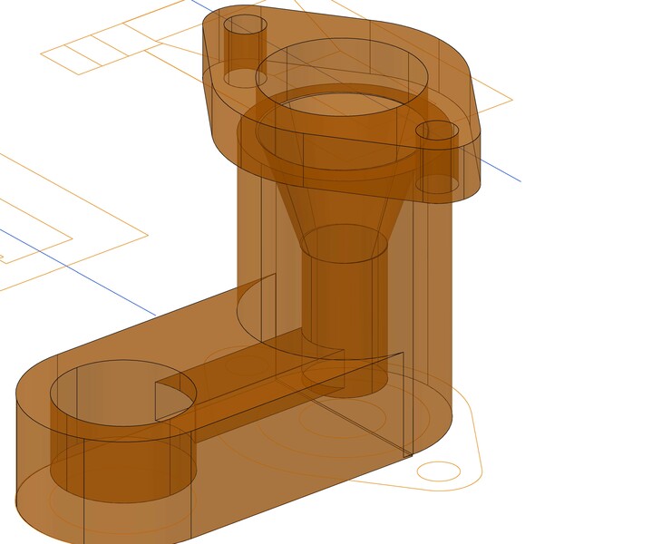 Деталь в AutoCAD — Графика, 3D на Dprofile