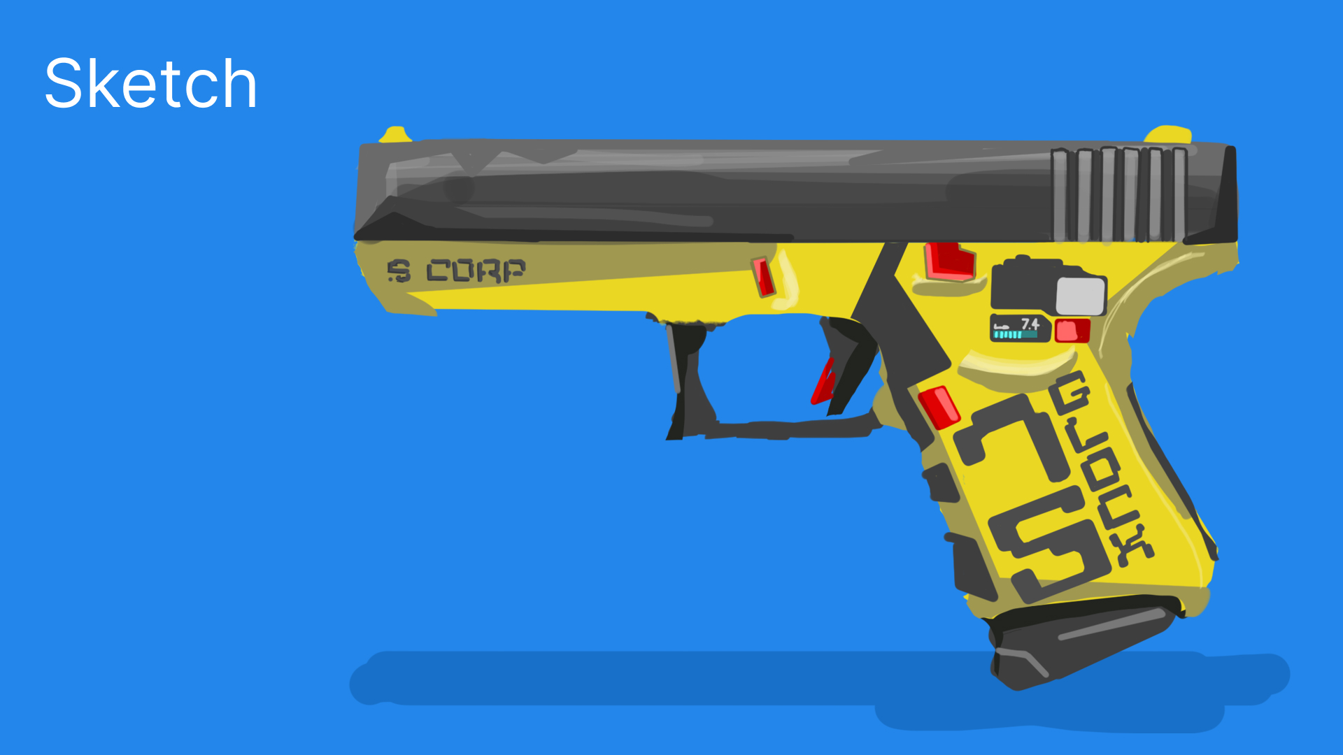 Glock 75 - The Legacy of the New Asia — Изображение №2 — Иллюстрация, 3D на Dprofile