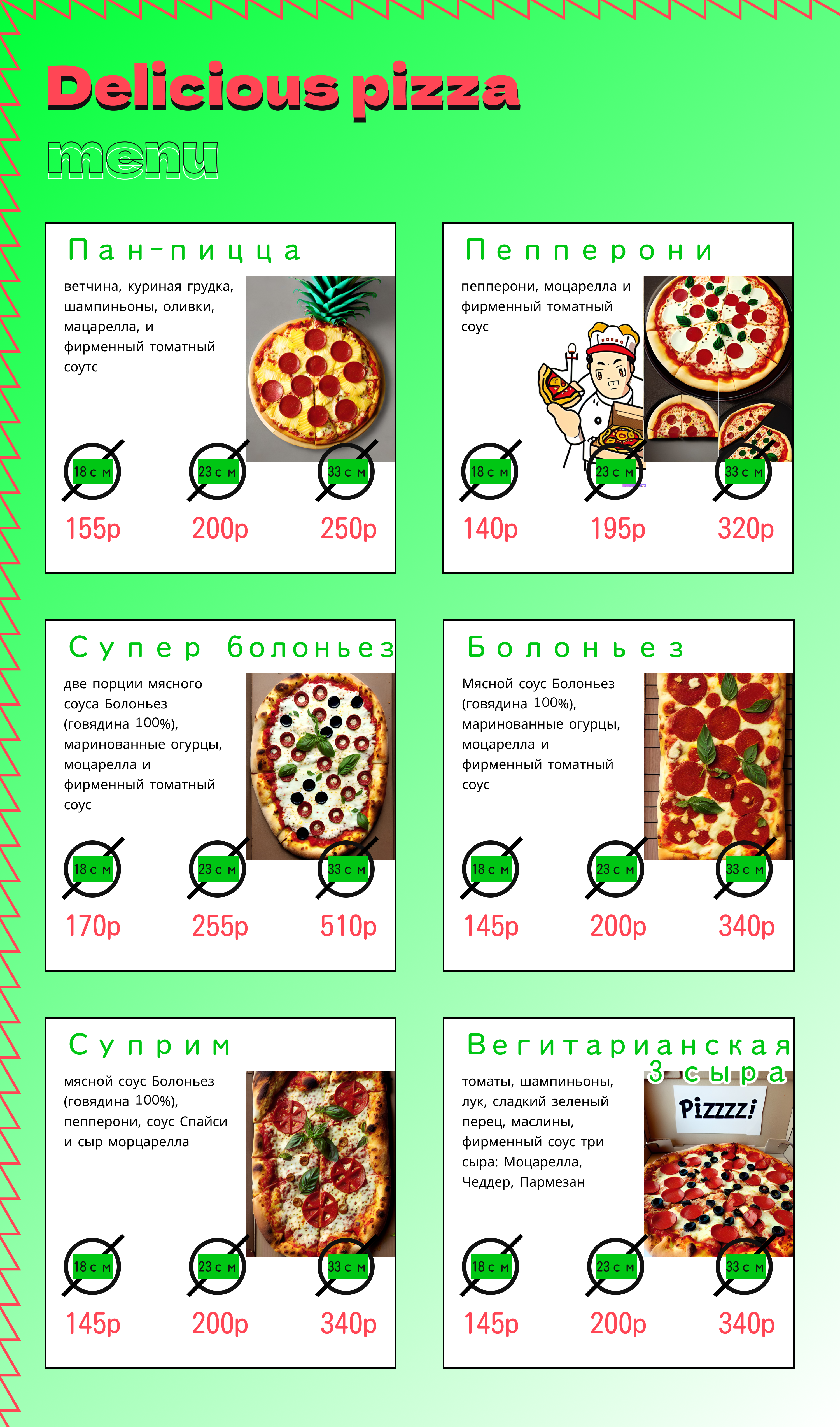 Delicious pizza — Изображение №2 — Брендинг на Dprofile