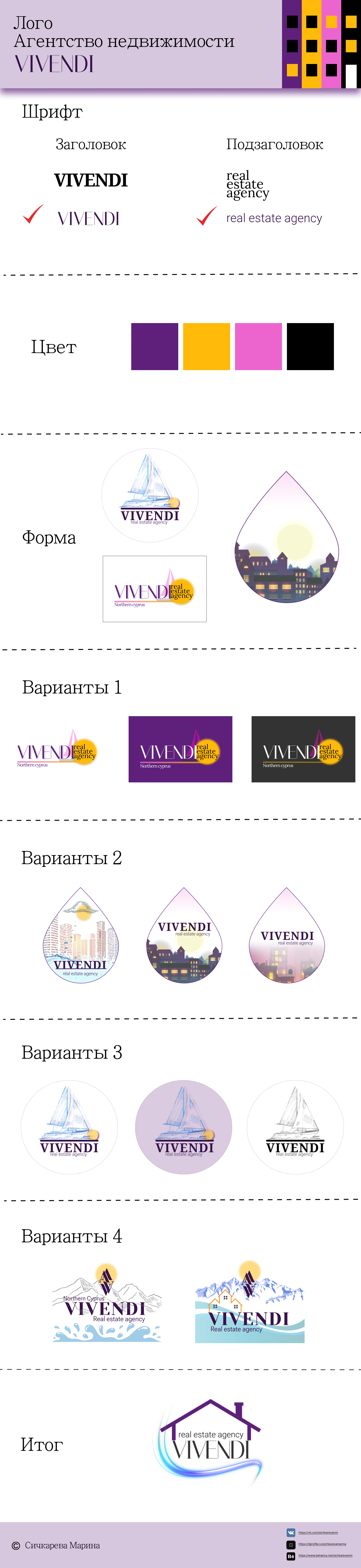 Разработка лого для агентства недвижимости — Изображение №1 — Брендинг на Dprofile