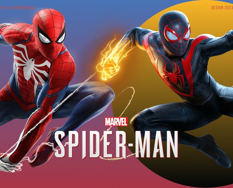 Первый экран по игре Человек-паук PS4 / SPIDER-MAN PS4 — Интерфейсы, Анимация на Dprofile