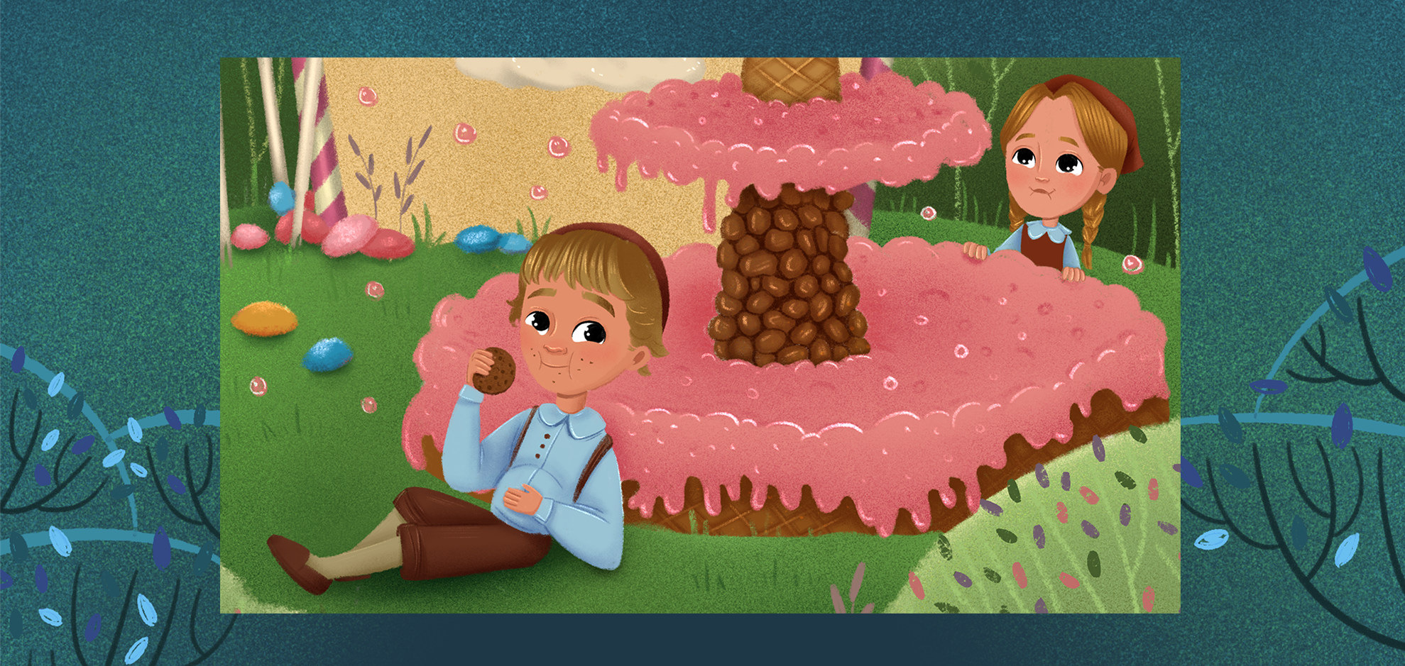 Пряничный домик │Иллюстрации к детской книге — Изображение №7 — Иллюстрация на Dprofile