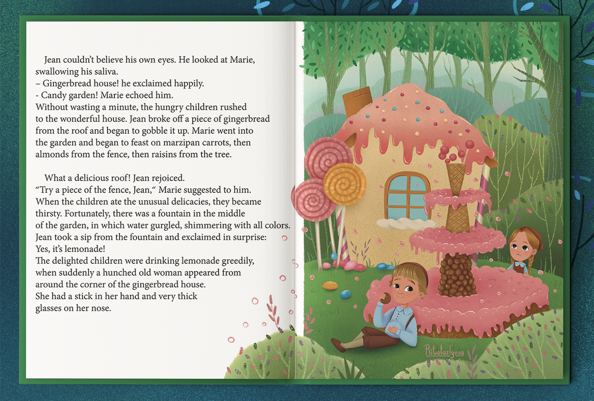 Пряничный домик │Иллюстрации к детской книге — Изображение №6 — Иллюстрация на Dprofile