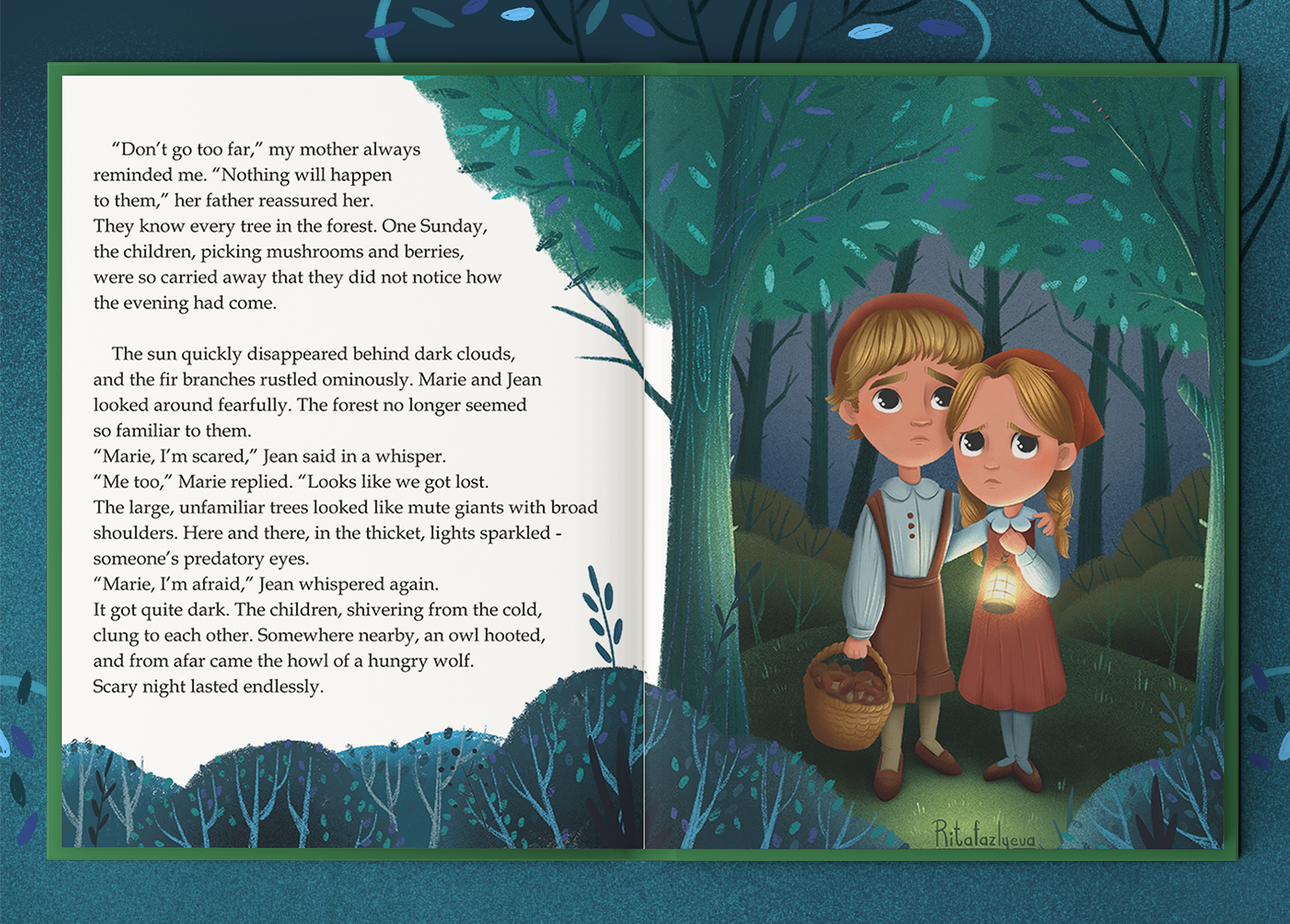 Пряничный домик │Иллюстрации к детской книге — Изображение №3 — Иллюстрация на Dprofile