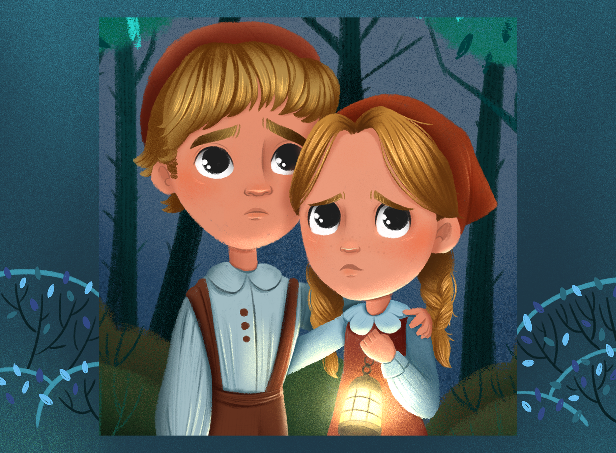 Пряничный домик │Иллюстрации к детской книге — Изображение №4 — Иллюстрация на Dprofile