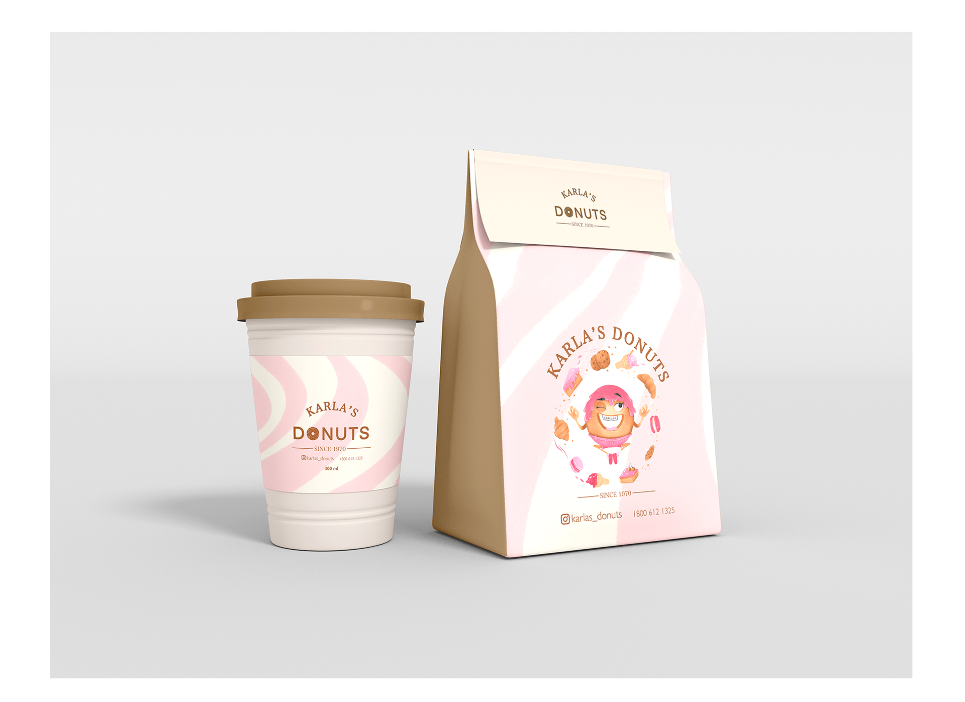 Бренд персонаж для пекарни "Karl's Donuts" — Изображение №6 — Брендинг, Иллюстрация на Dprofile