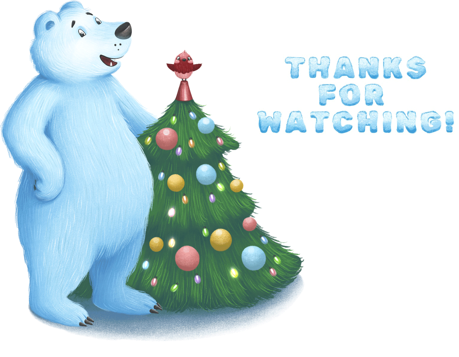 Новогодние истории про Медведя и Птичку — Изображение №8 — Иллюстрация, Анимация на Dprofile