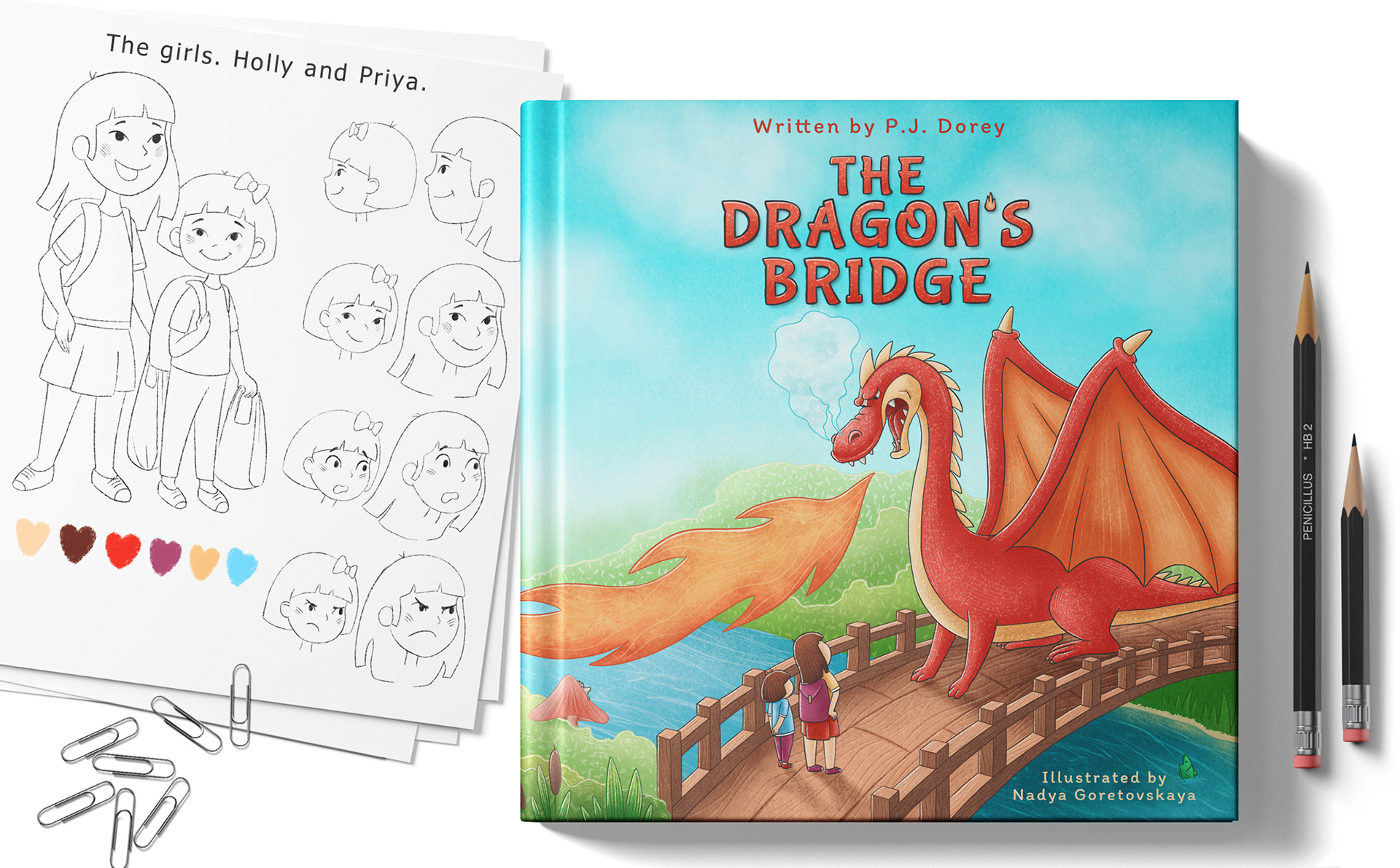 Иллюстрации для книги "The Dragon's Bridge" — Изображение №2 — Иллюстрация, Графика на Dprofile