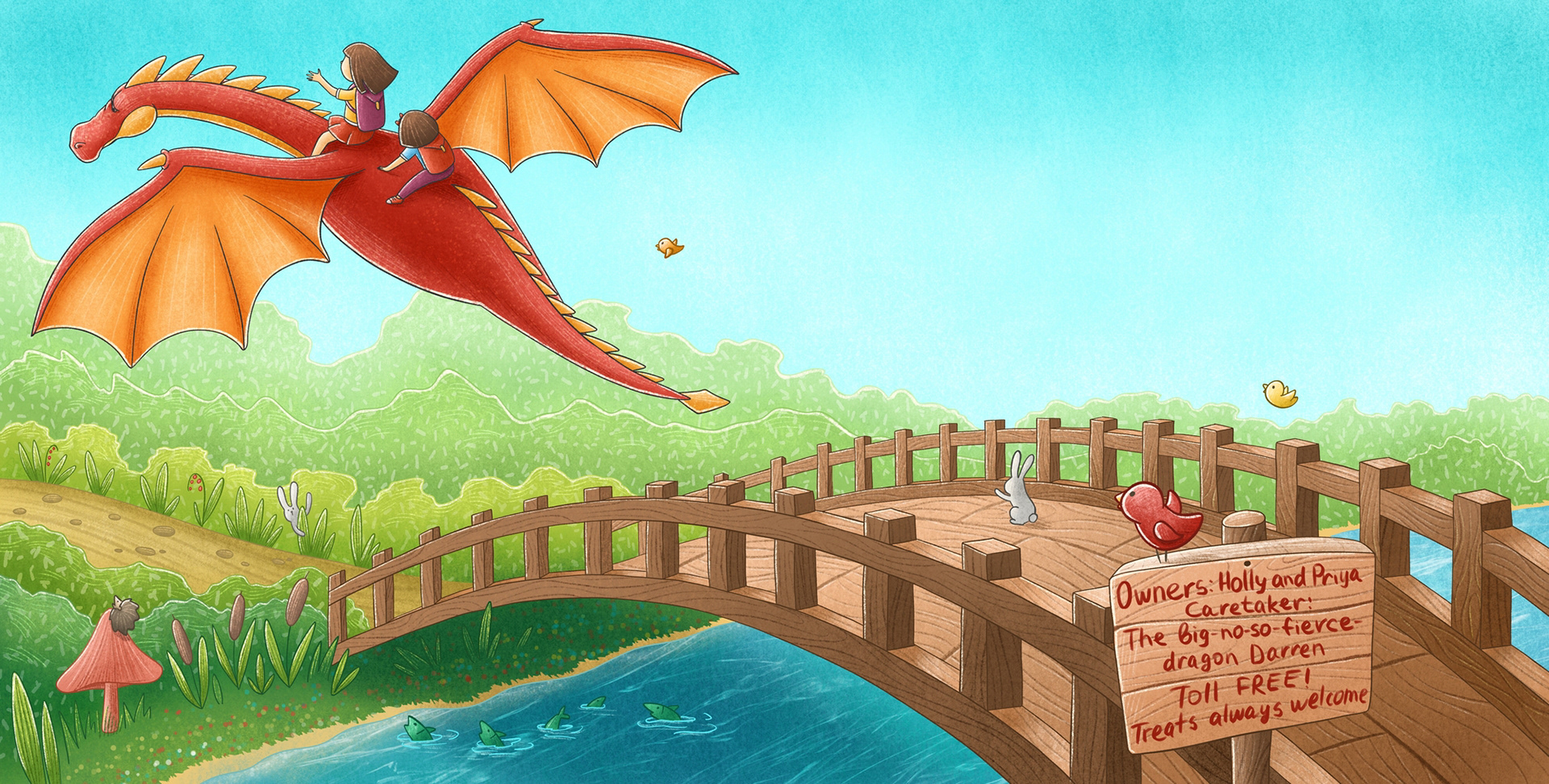 Иллюстрации для книги "The Dragon's Bridge" — Изображение №15 — Иллюстрация, Графика на Dprofile