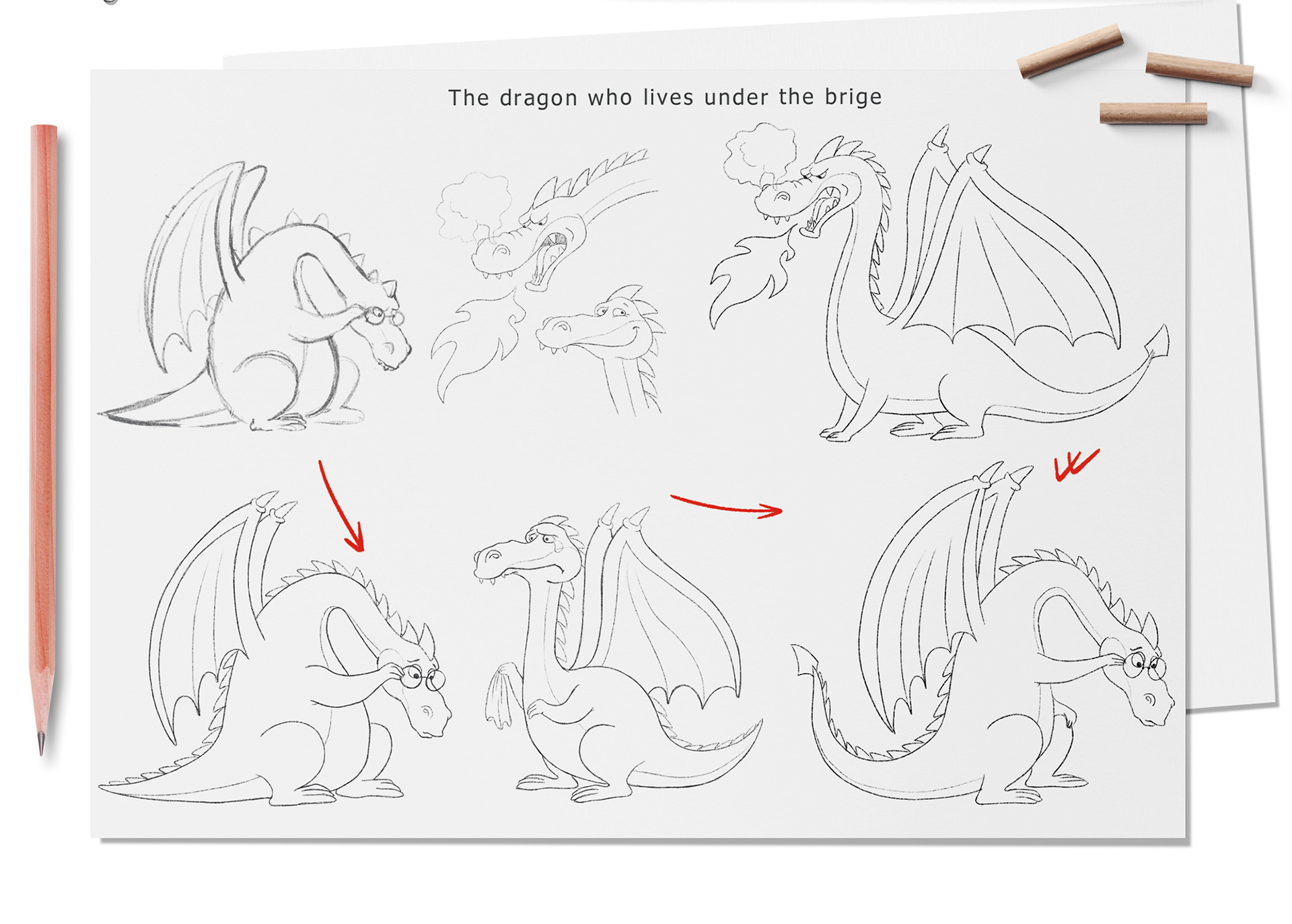 Иллюстрации для книги "The Dragon's Bridge" — Изображение №3 — Иллюстрация, Графика на Dprofile