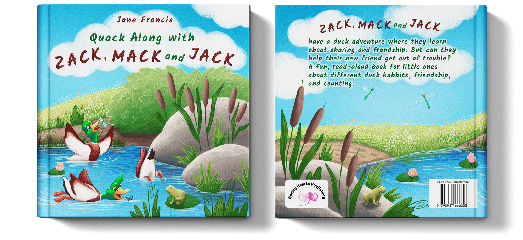Quack along with Zack, Mack and Jack. Книжные иллюстрации. — Изображение №2 — Иллюстрация на Dprofile